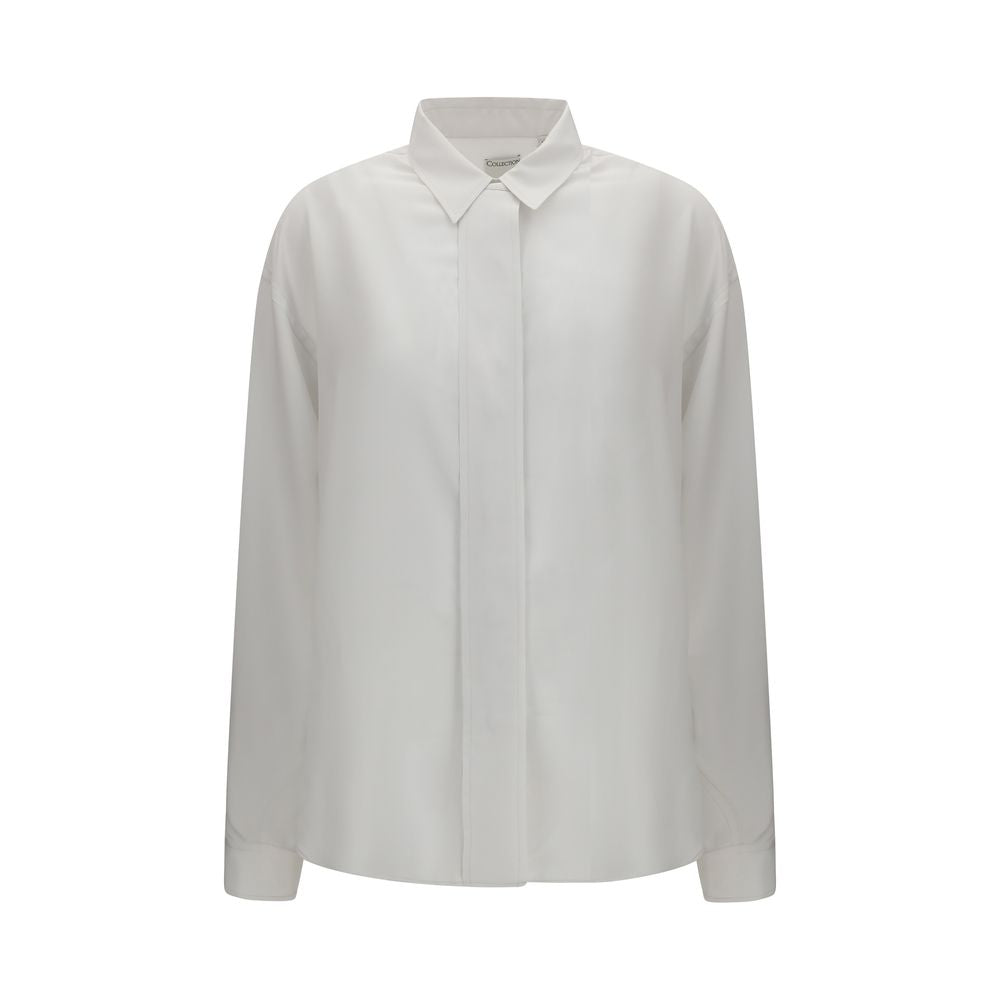 Chemise en soie blanche Calvin Klein