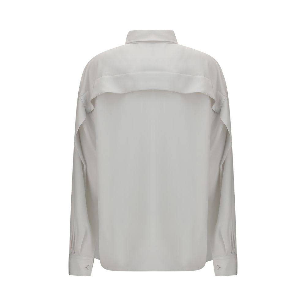 Chemise en soie blanche Calvin Klein