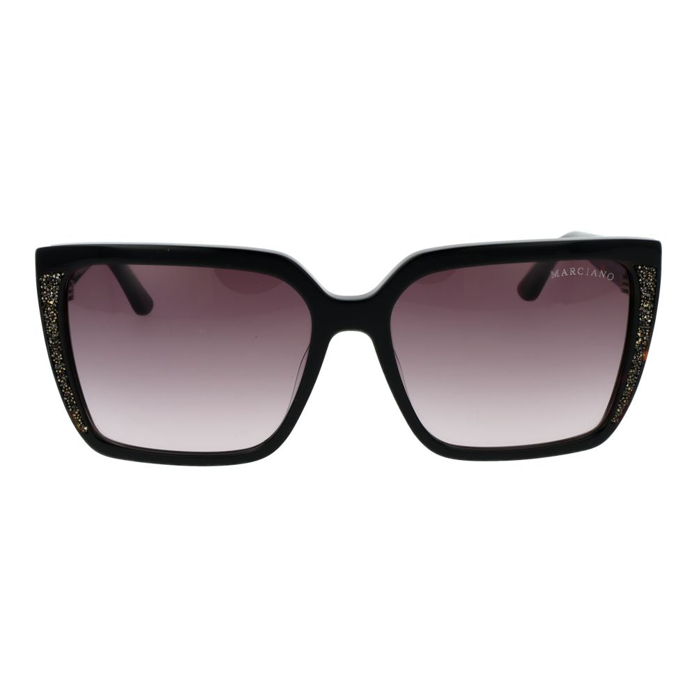 Lunettes de soleil Marciano by Guess en acétate noir