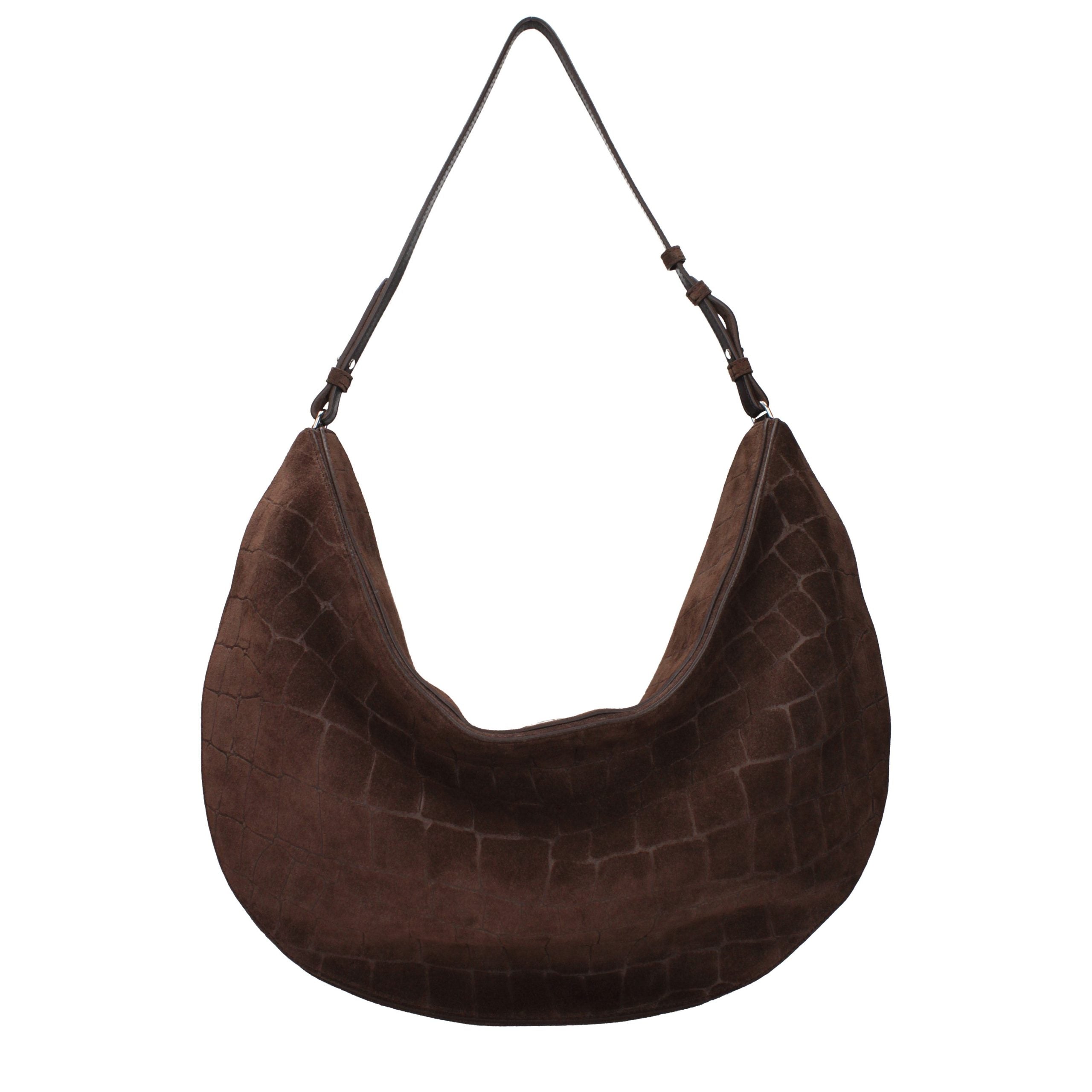 Sac à bandoulière en cuir marron Jacquemus