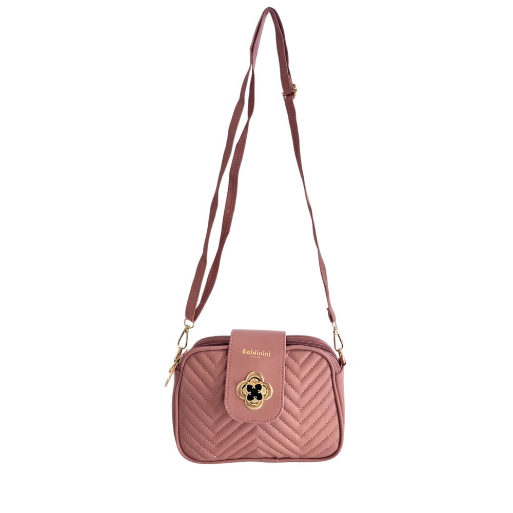 Sac bandoulière femme Baldinini Trend en polyuréthane rose