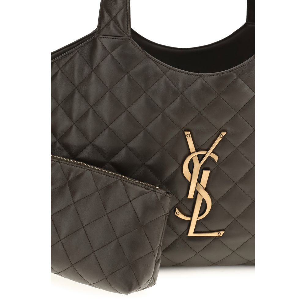 Sac bandoulière Saint Laurent en cuir Napa bicolore / veau Bos Taurus