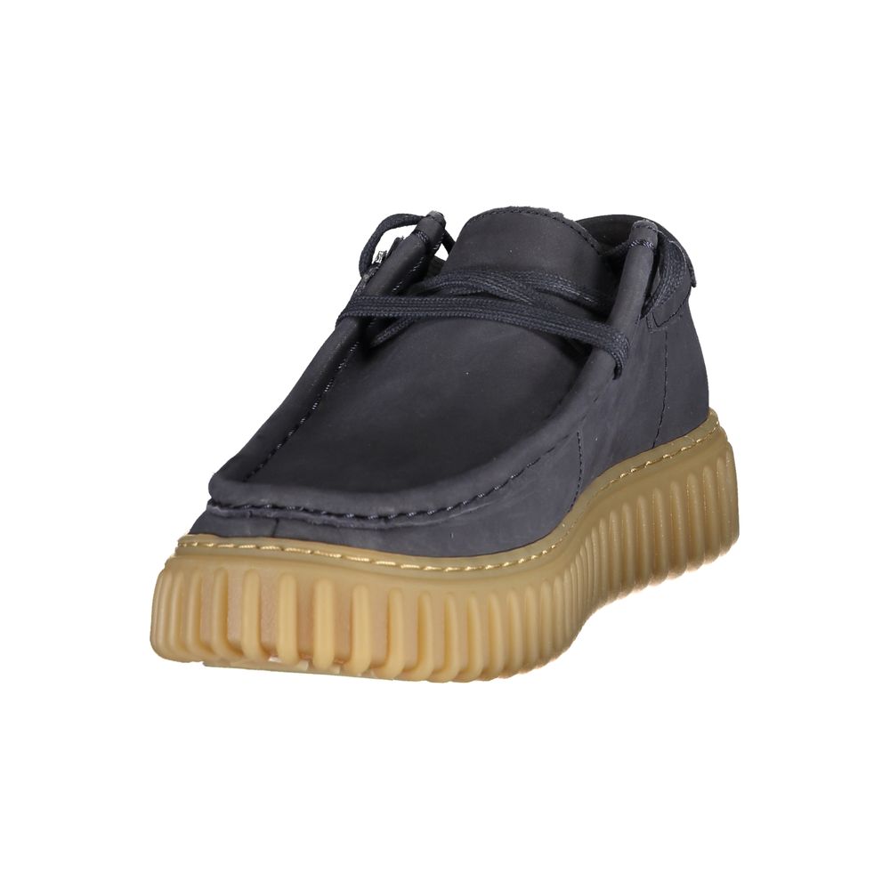 Clarks Herren-Klassikschuh aus blauem Leder