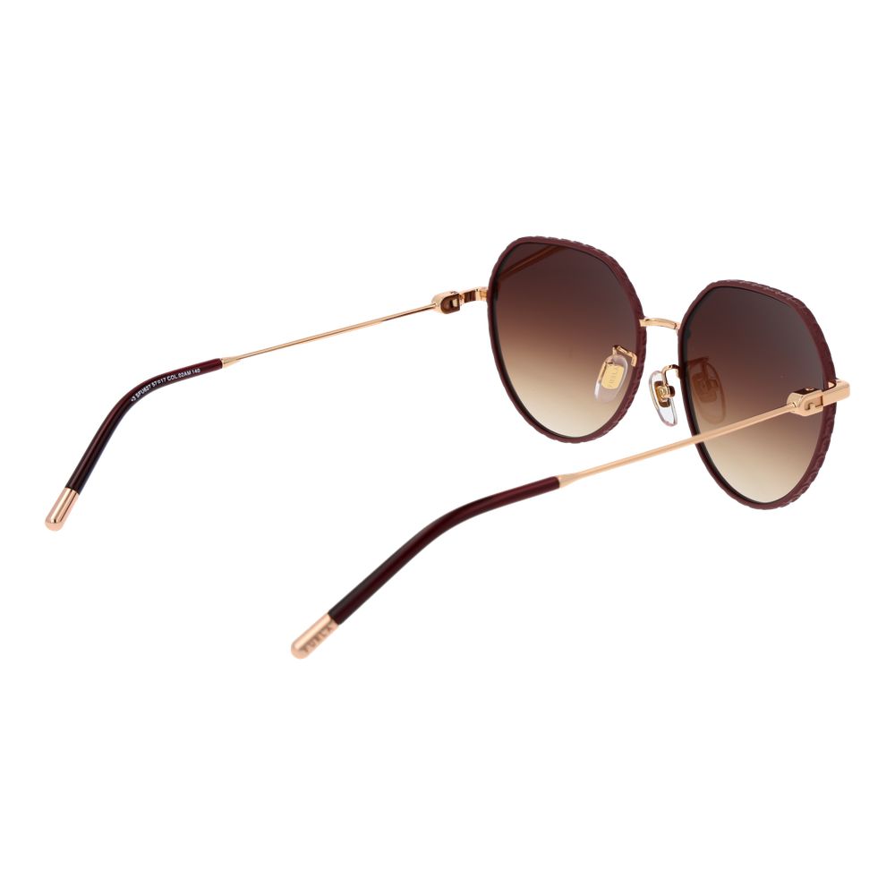 Furla Roségoldfarbene Metall-Sonnenbrille