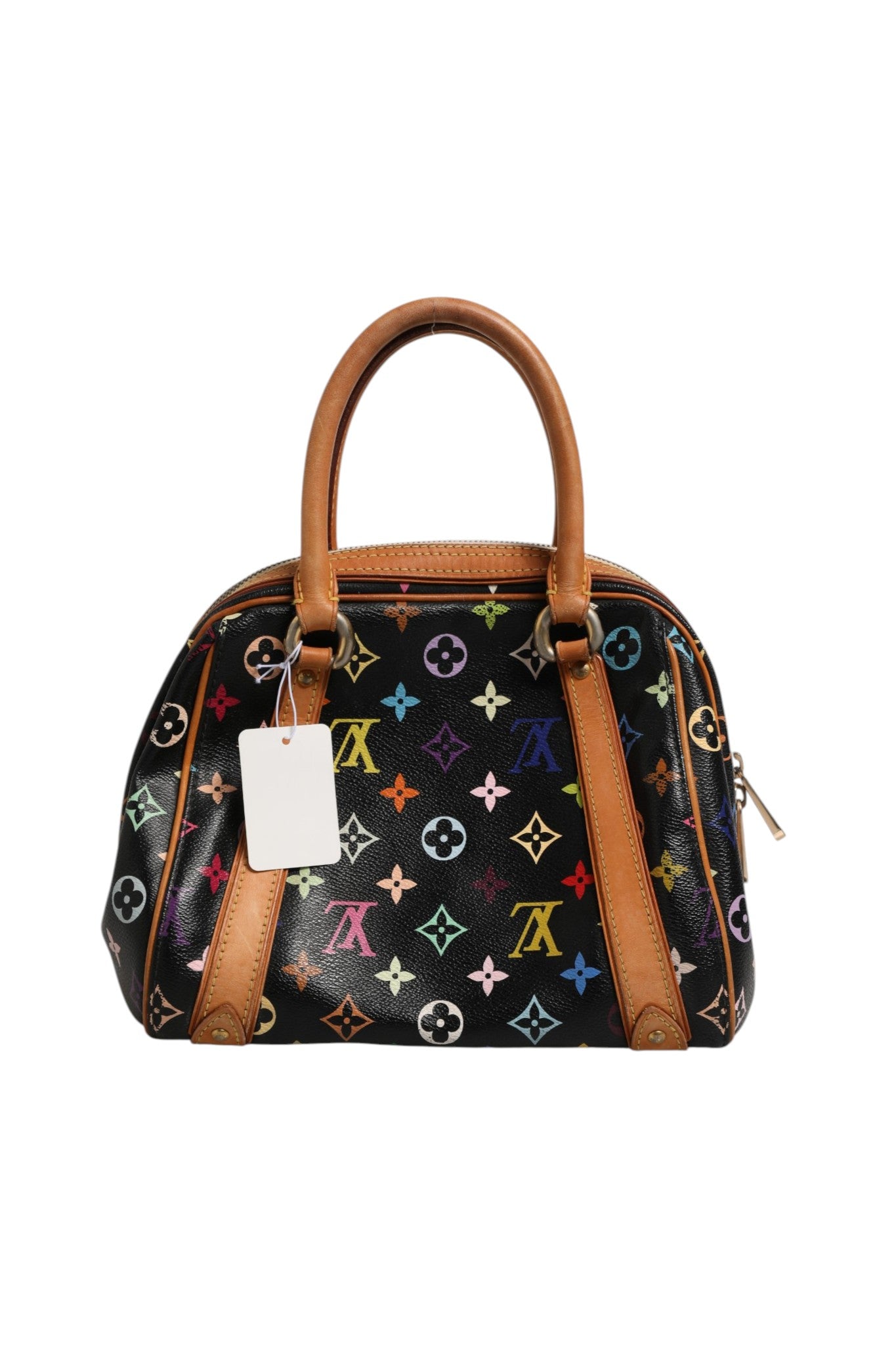 Louis Vuitton Schwarze Monogram Multicolor Canvas Priscilla Handtasche