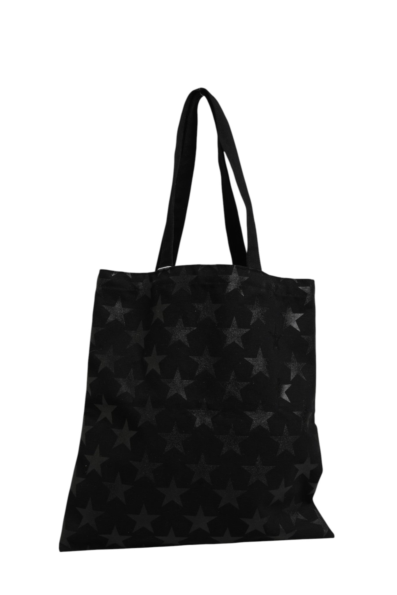 Sac cabas noir Saint Laurent Rive Droite à imprimé étoile