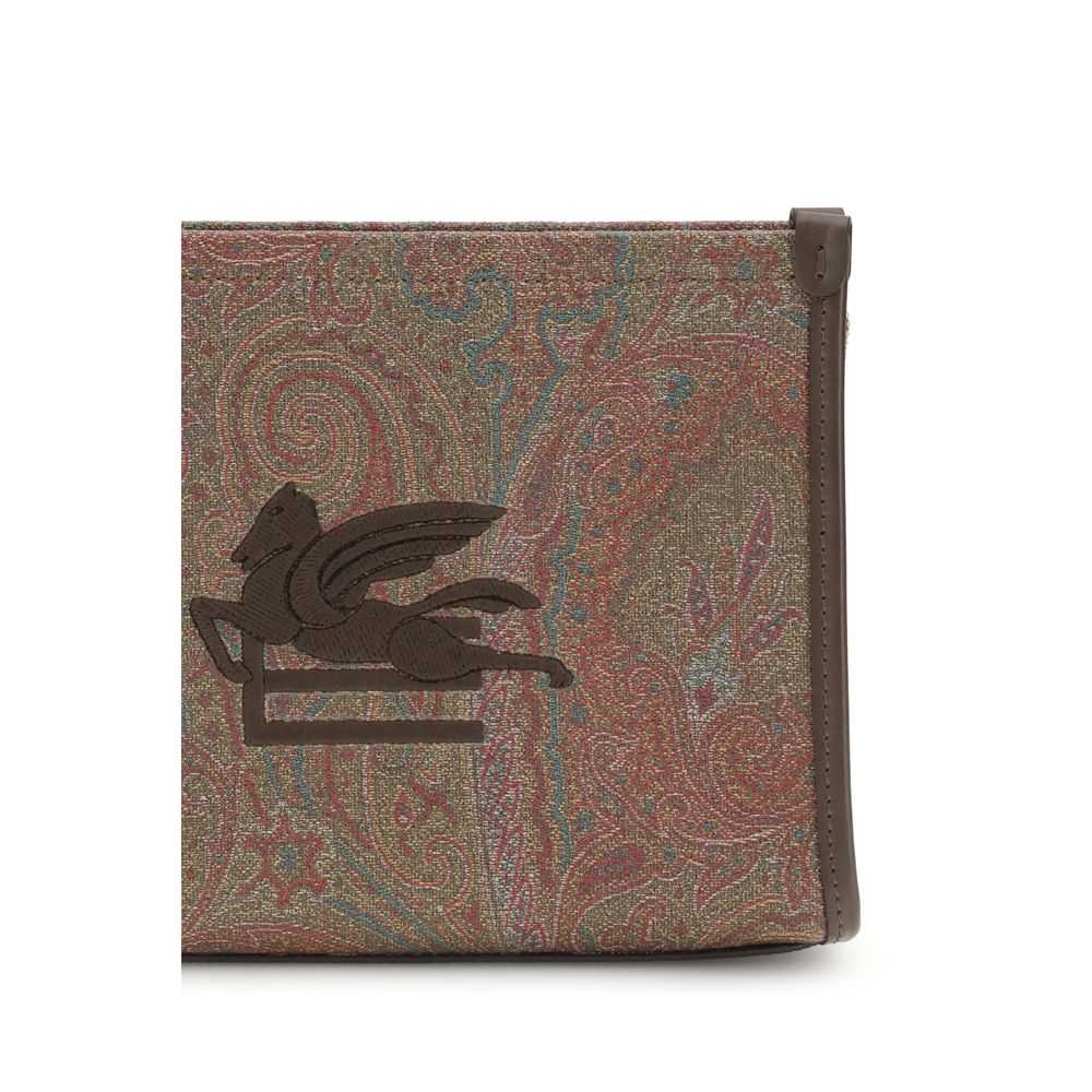 Etro Multicolor Baumwoll-Clutch