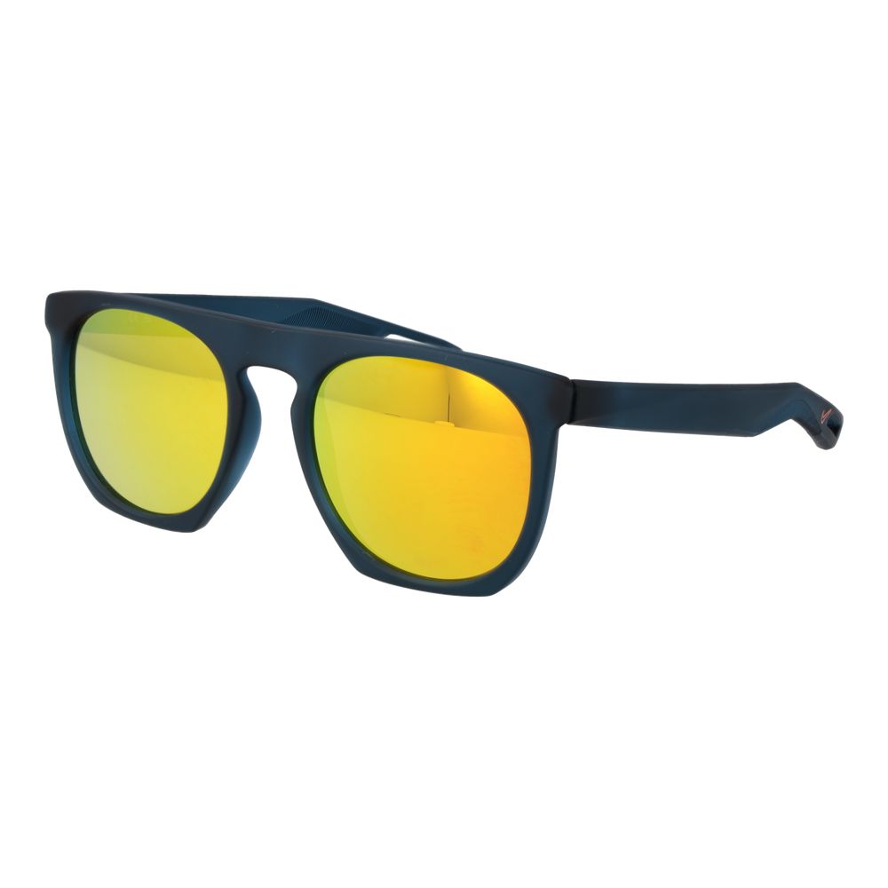 Lunettes de soleil en plastique bleu Nike