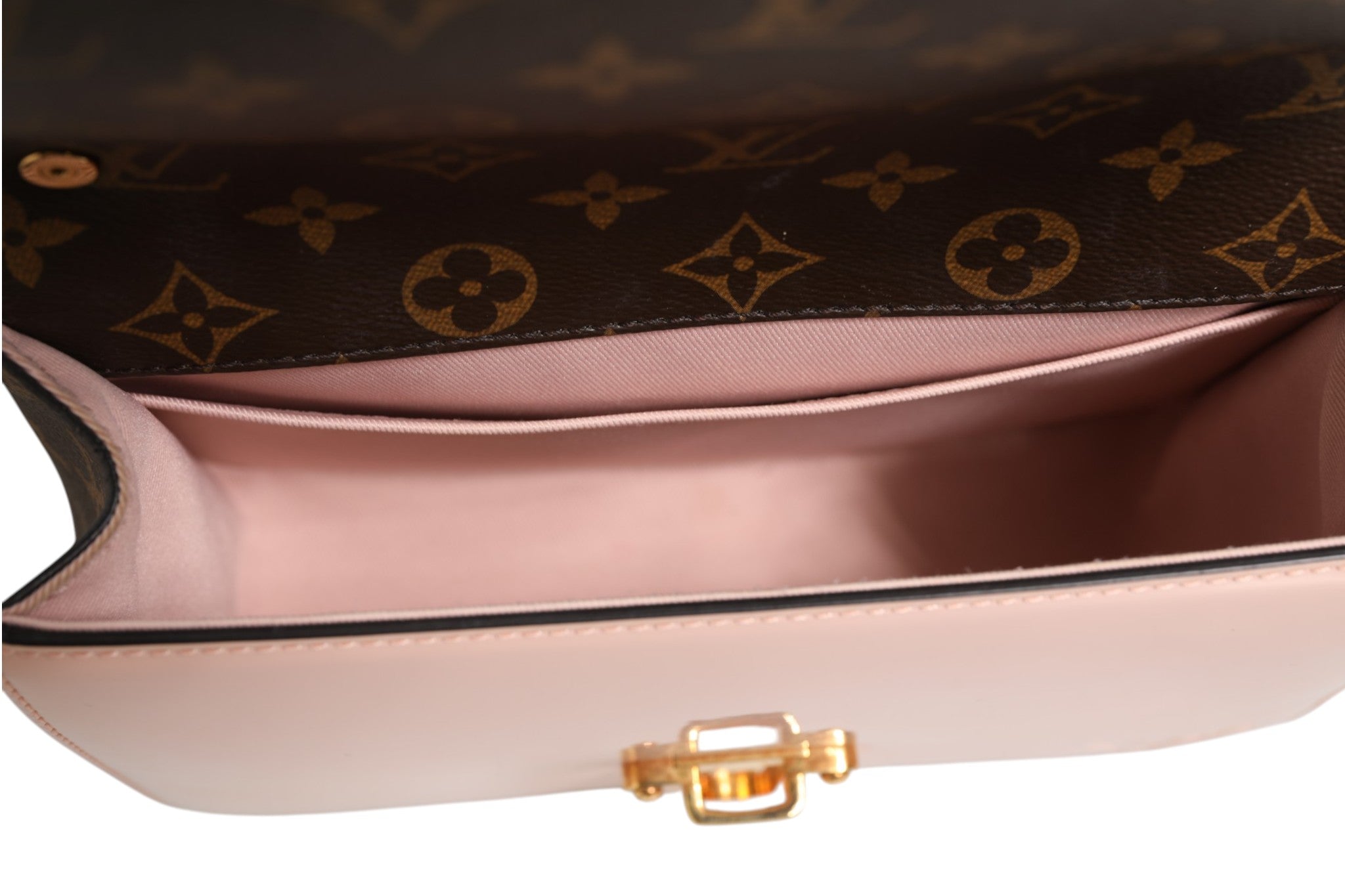 Louis Vuitton Rosa Vernis und Monogram Canvas Cherrywood BB Umhängetasche