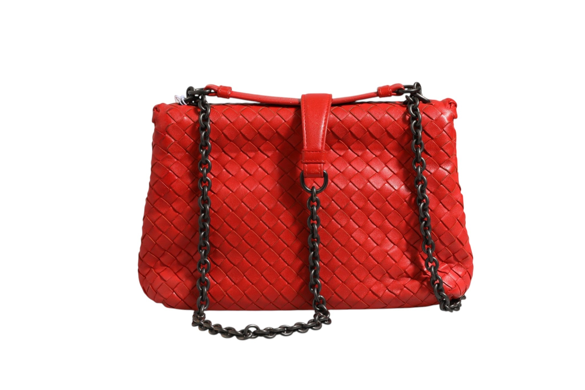 Sac porté épaule Olimpia petit modèle en cuir intrecciato Bottega Veneta
