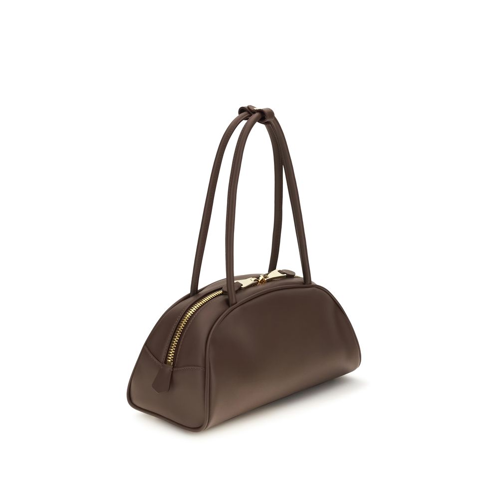 Miu Miu Braune Kalbsleder-Schultertasche aus Bos Taurus