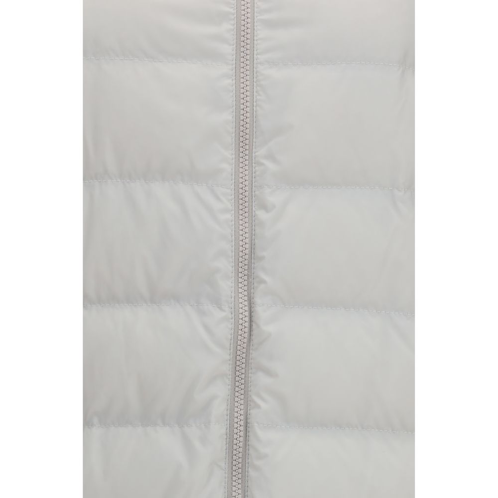 Brunello Cucinelli Grau Polyester Durchgehende Jacke
