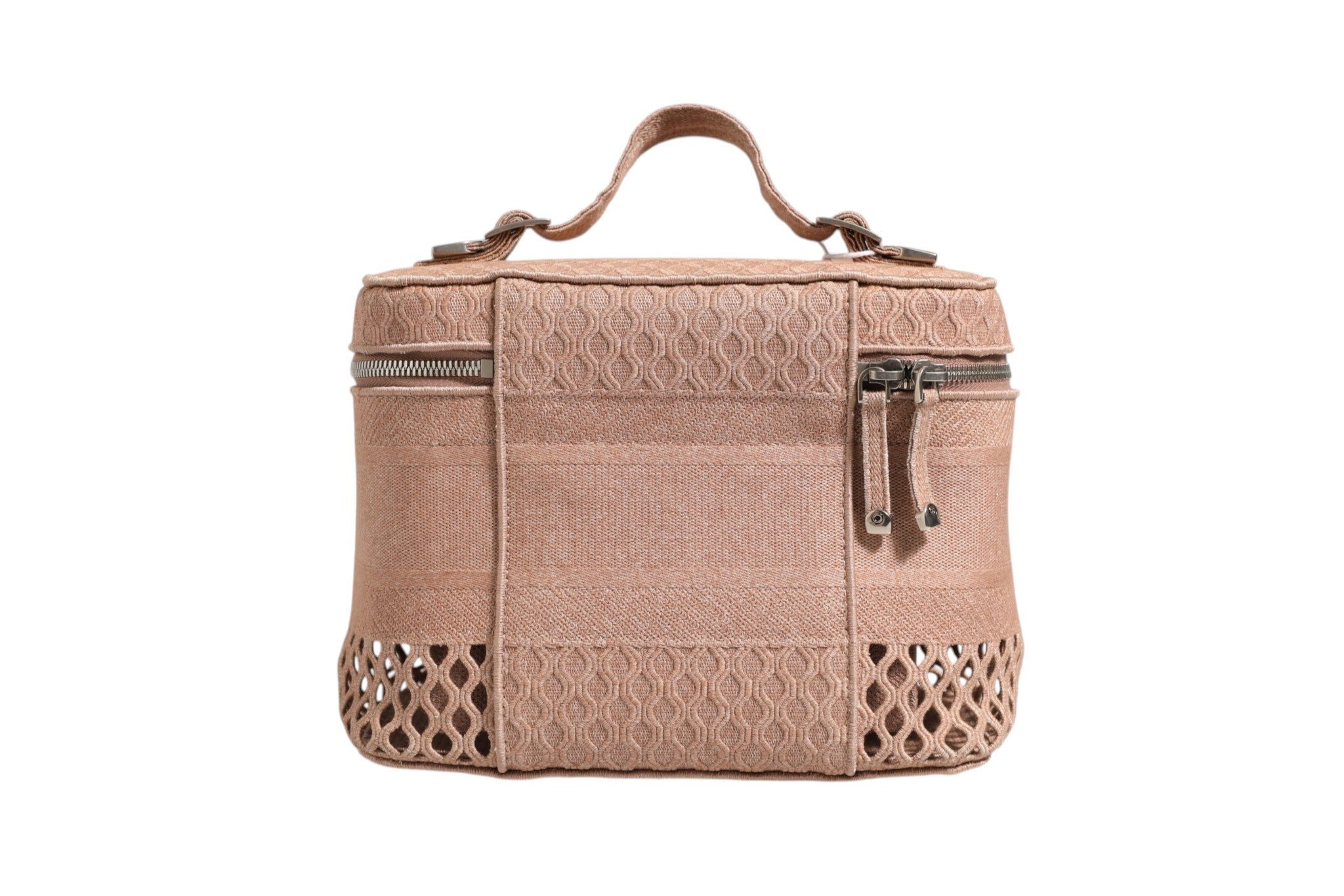 Christian Dior Mesh bestickte Dior Reise-Vanity Case