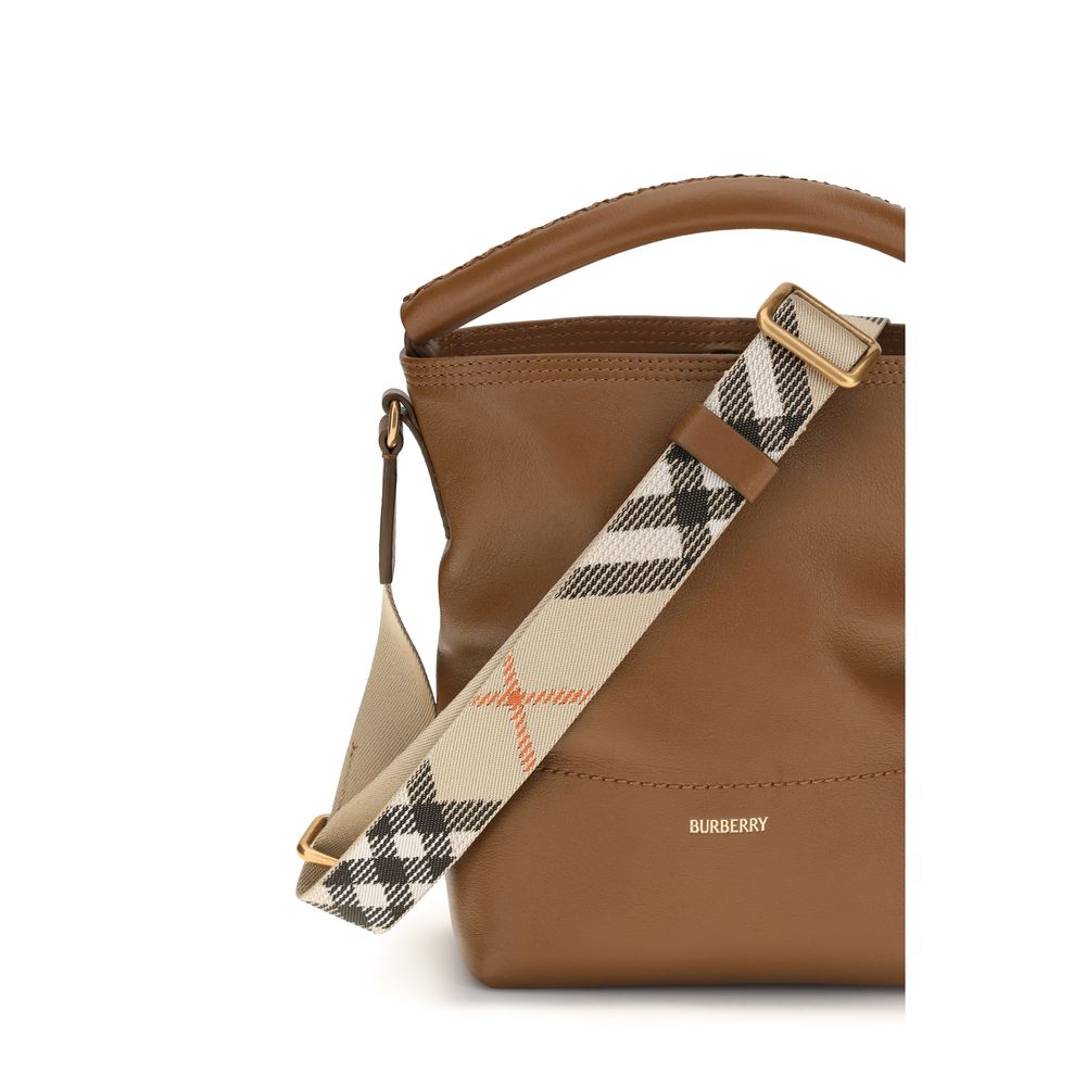 Burberry Tragetasche aus braunem Kalbsleder Bos Taurus