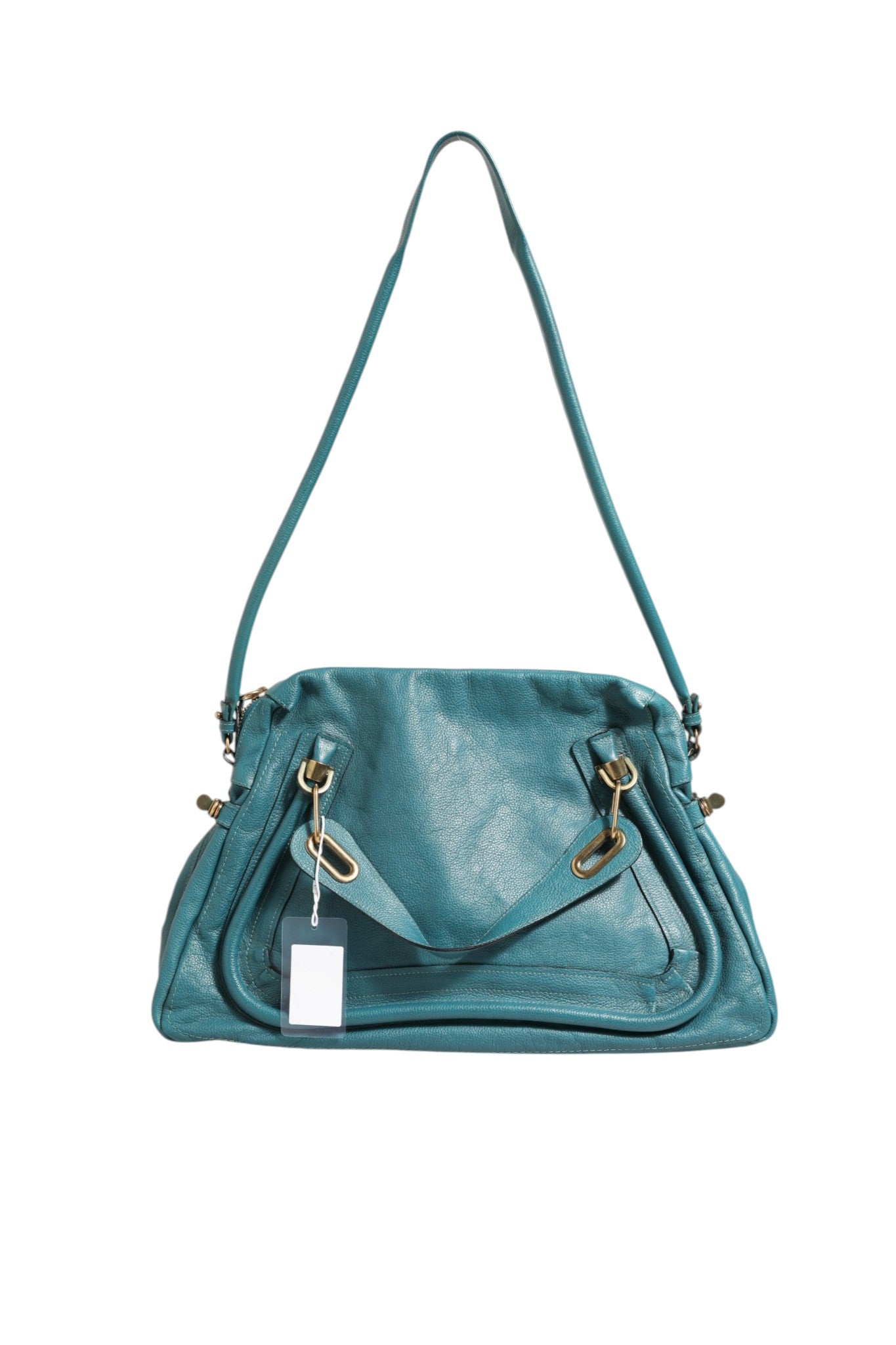 Chloé Paraty Tasche aus Aquamarin-Leder