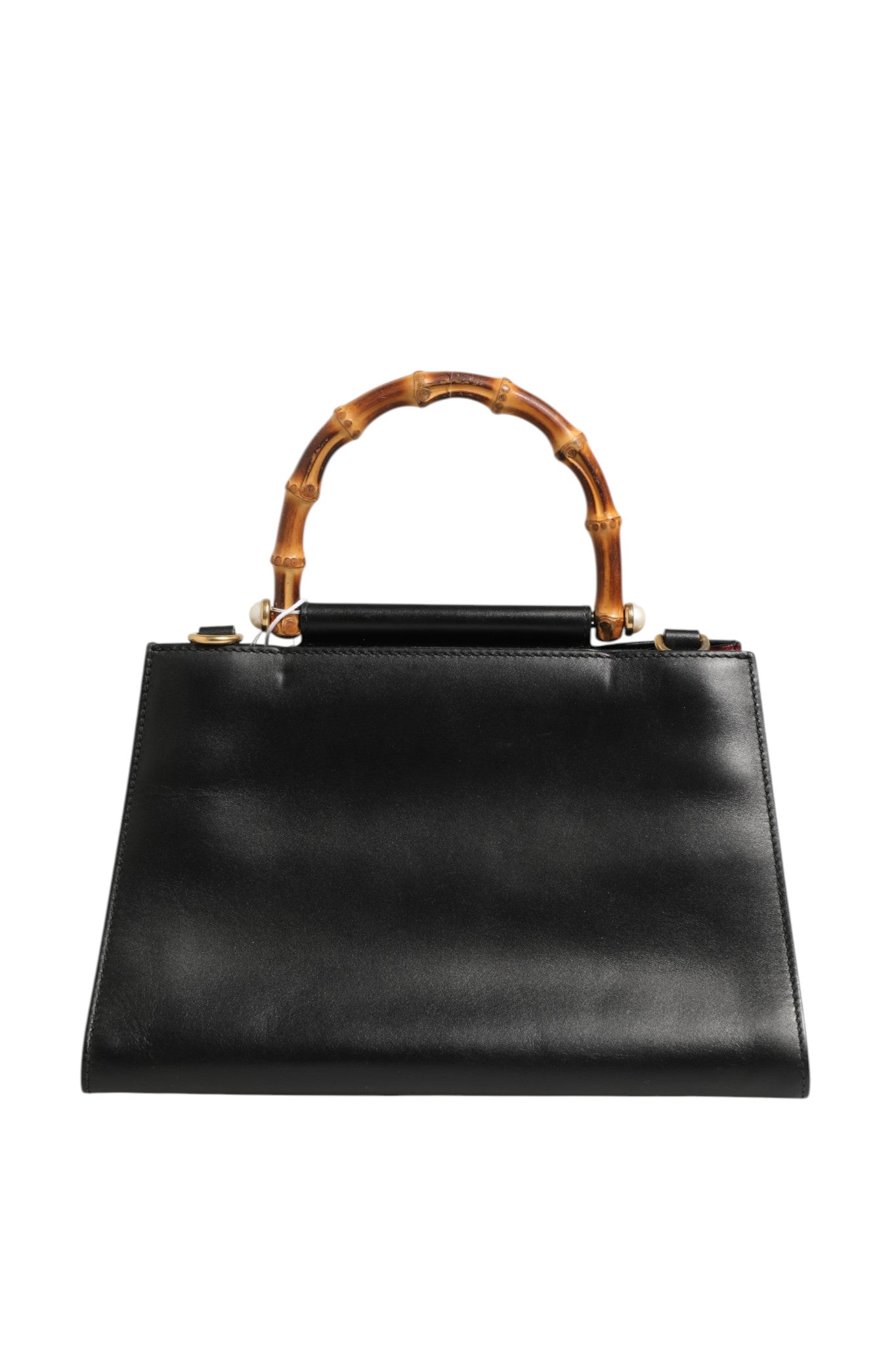 Gucci Nymphaea Bambus Henkeltasche aus Leder