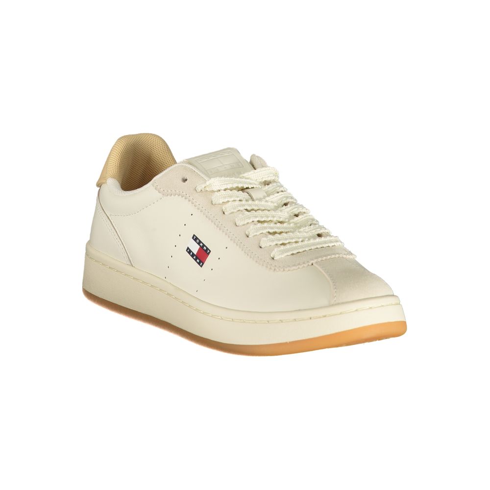 Tommy Hilfiger Beige Polyurethan Damen Sneaker