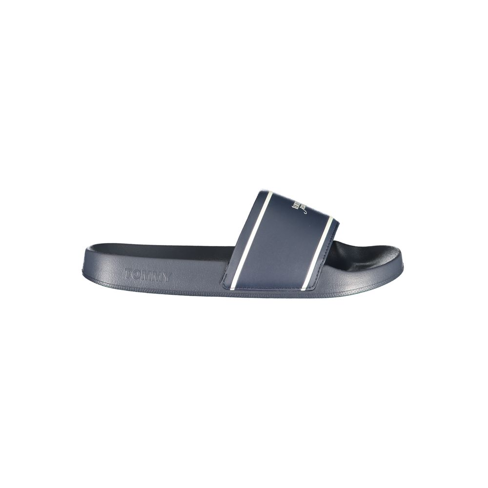 Tommy Hilfiger Damen-Hausschuhe aus blauem Polyurethan