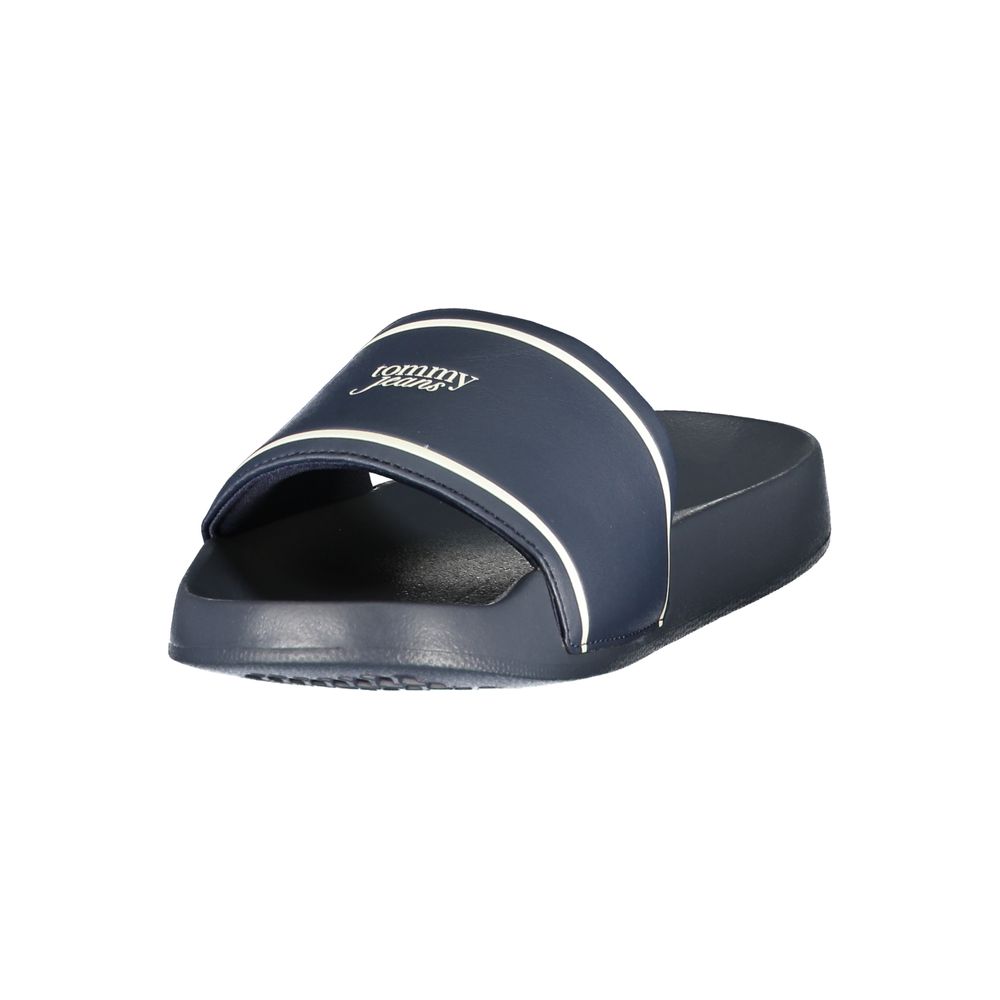 Tommy Hilfiger Damen-Hausschuhe aus blauem Polyurethan