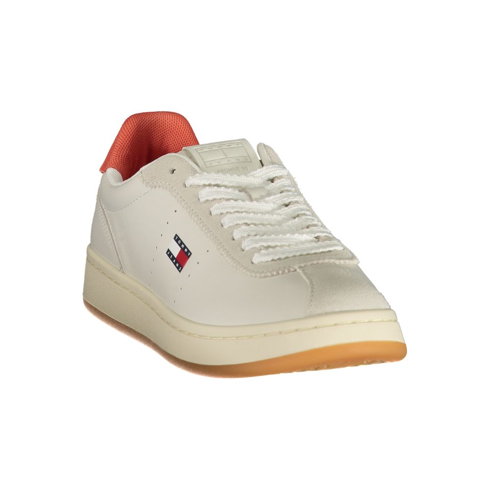 Baskets pour femme en polyuréthane beige Tommy Hilfiger