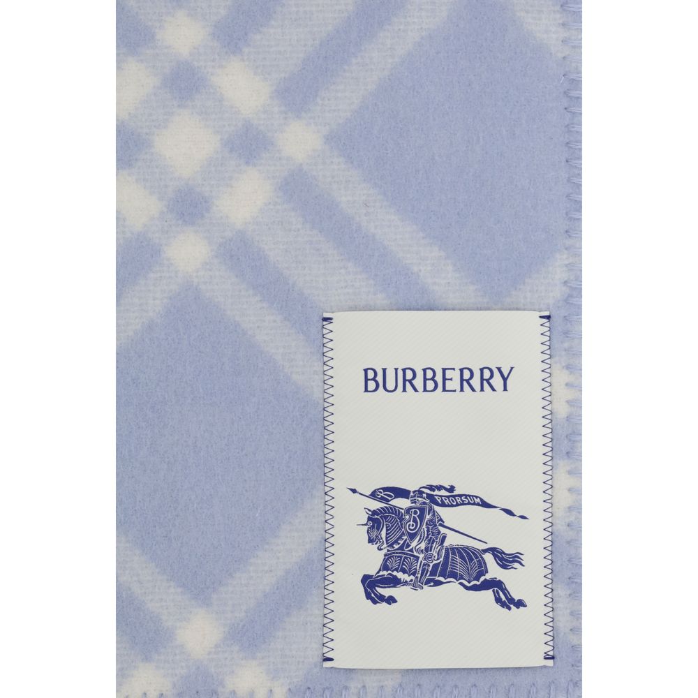 Burberry Blauer Wollschal Oves Aries