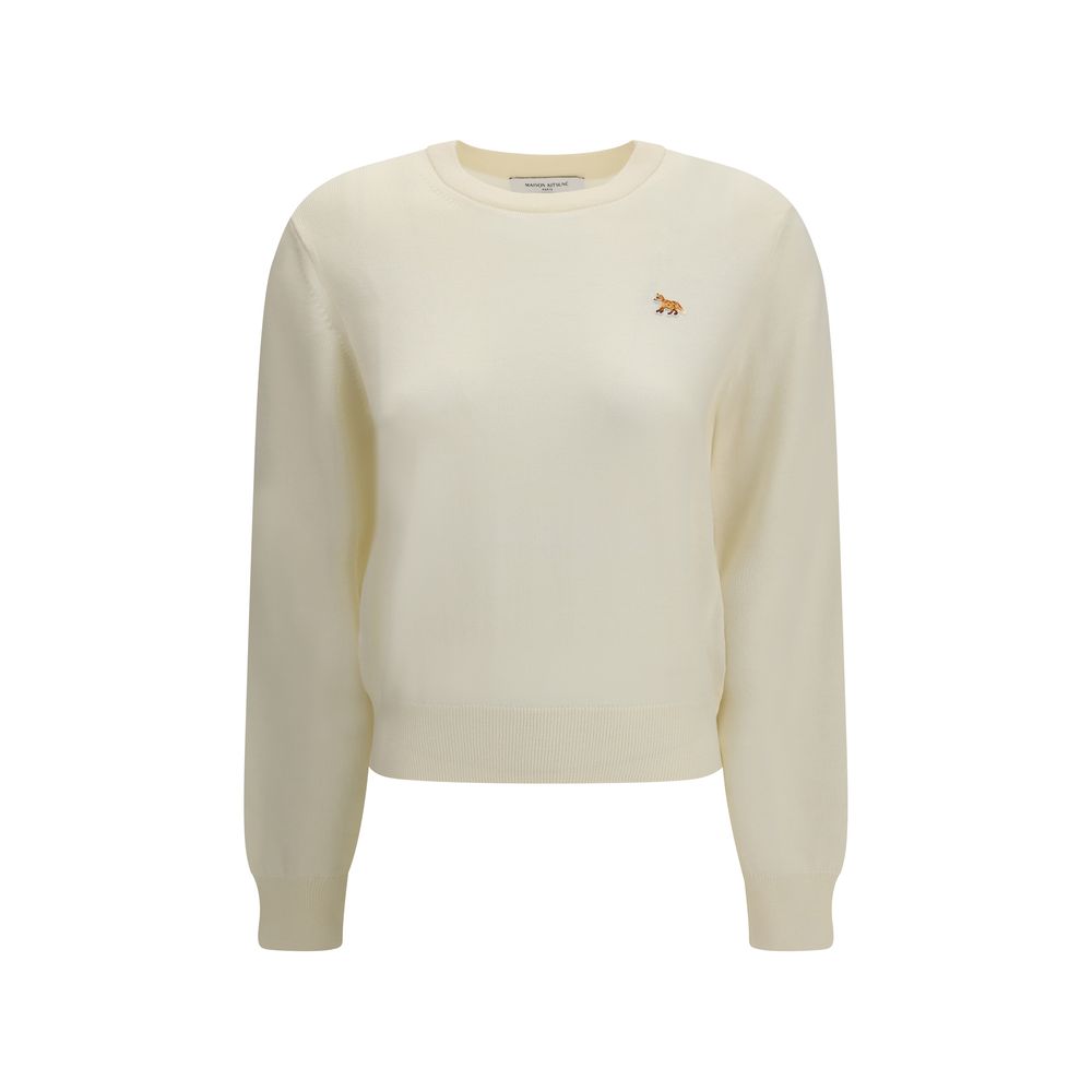 Sweat-shirt Oves Aries en laine beige Maison Kitsuné