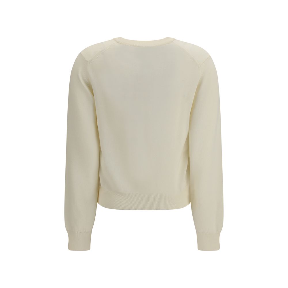 Sweat-shirt Oves Aries en laine beige Maison Kitsuné