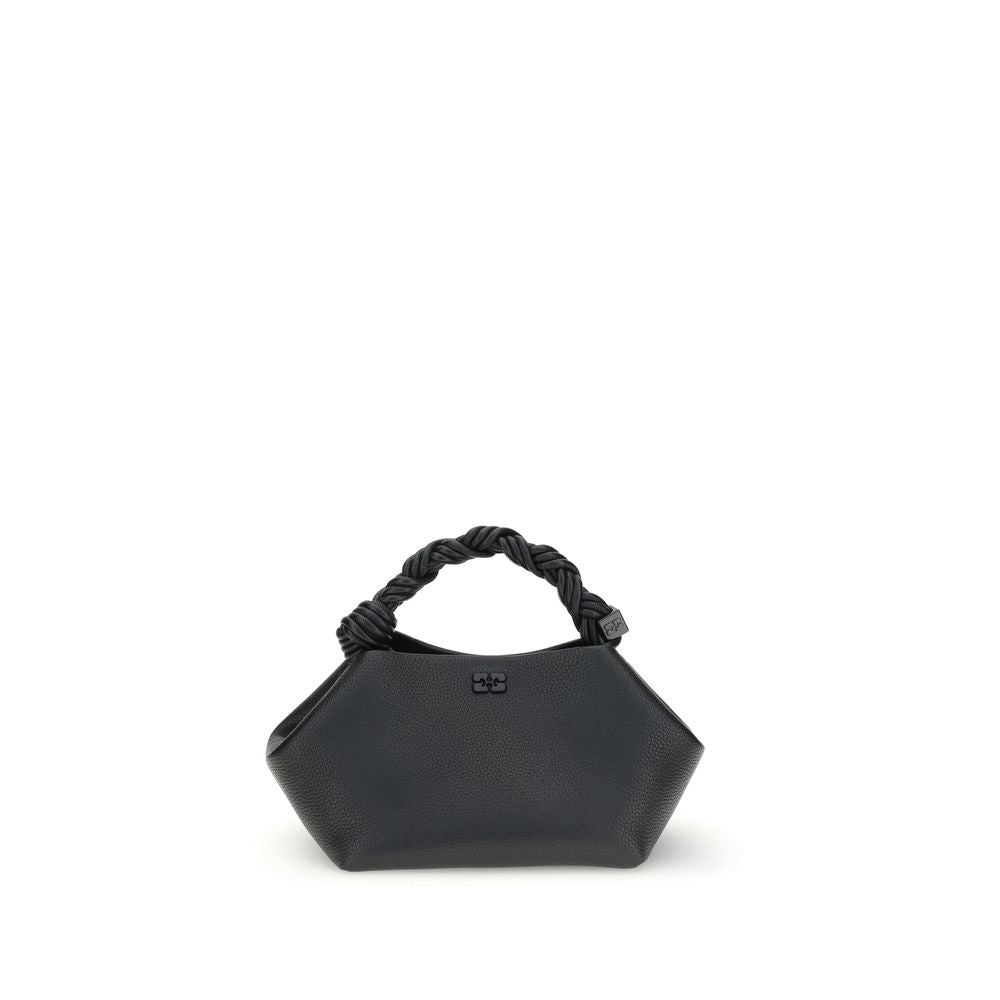 Sac à main Ganni noir en polyester recyclé