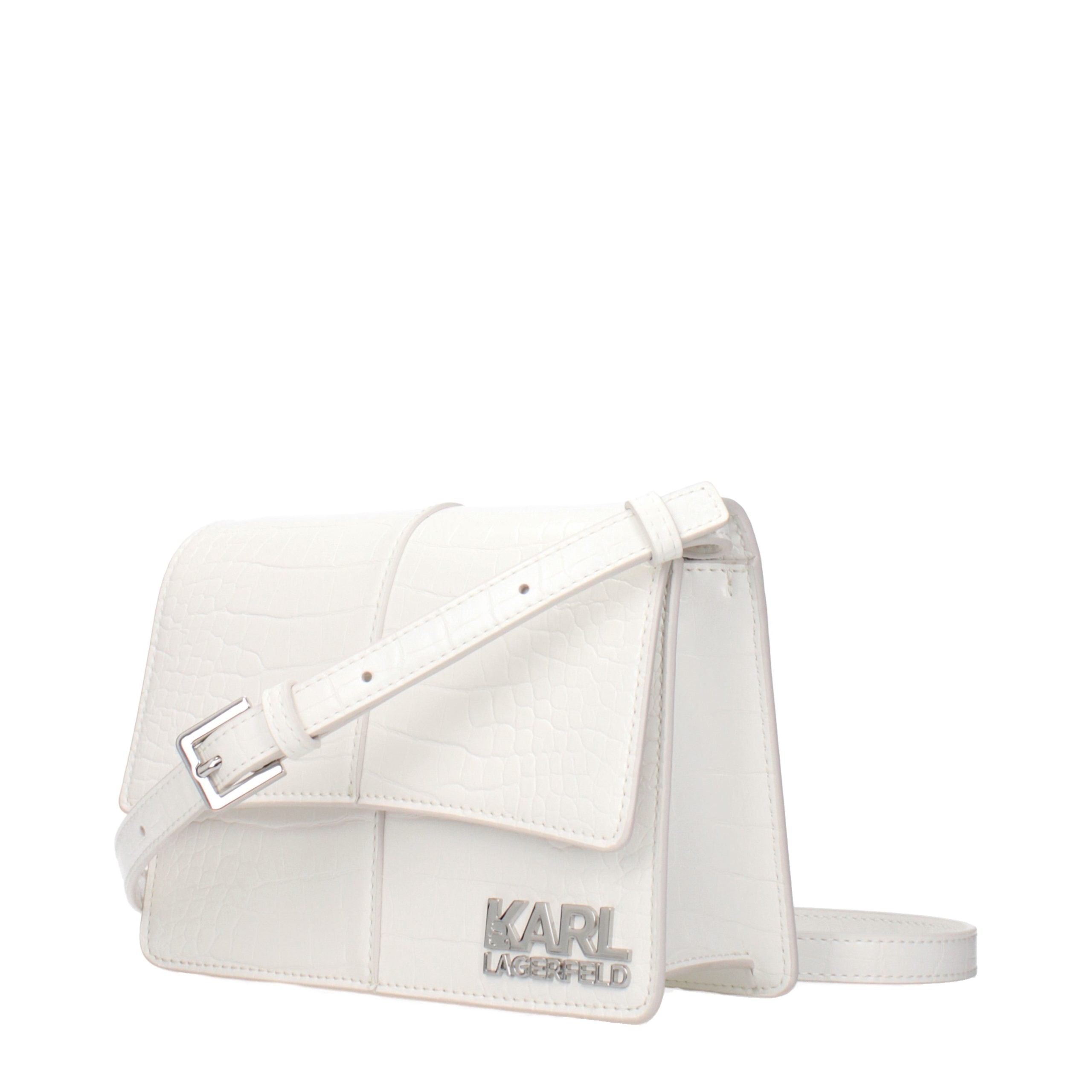 Karl Lagerfeld White Crossbody Bag