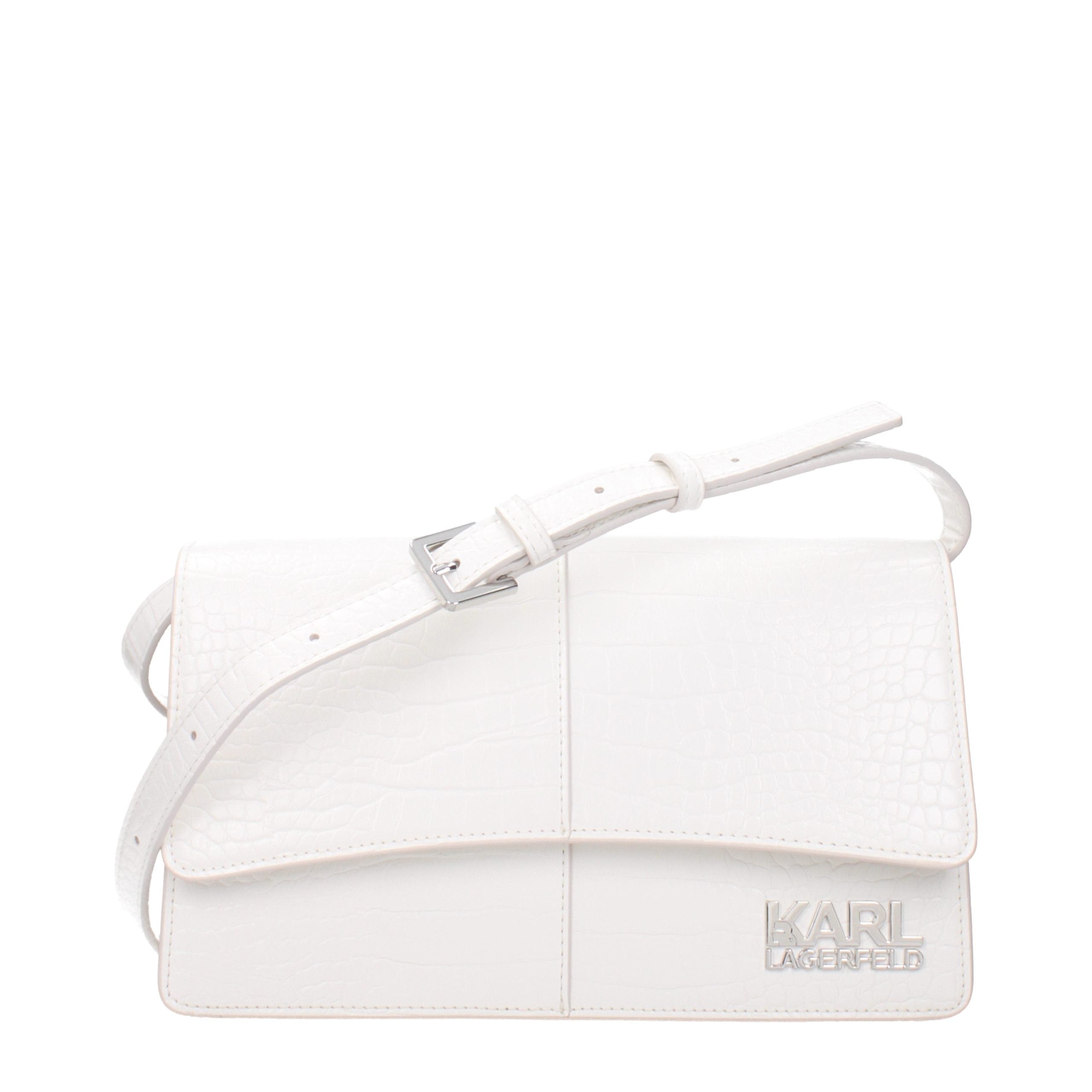 Karl Lagerfeld White Crossbody Bag
