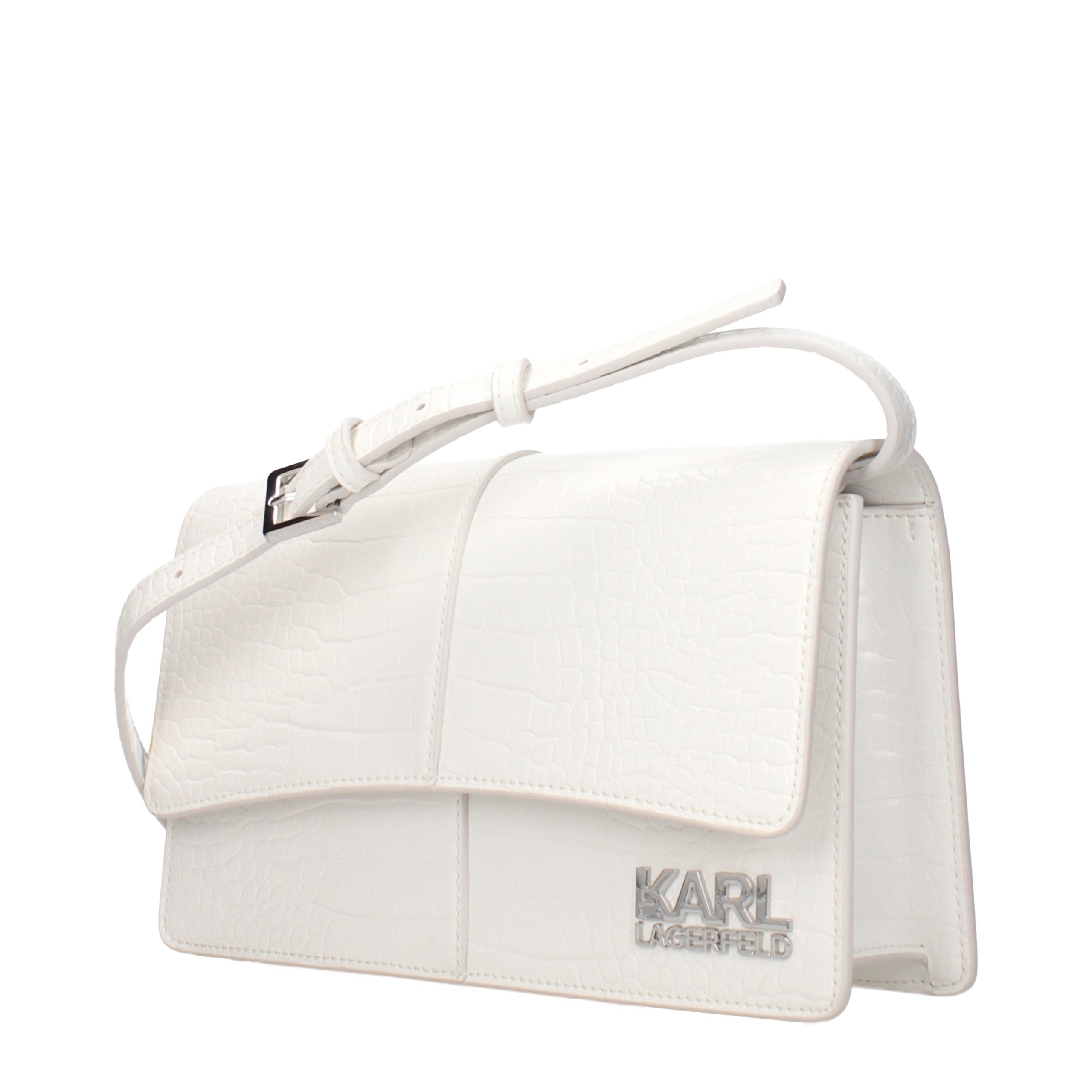 Karl Lagerfeld White Crossbody Bag