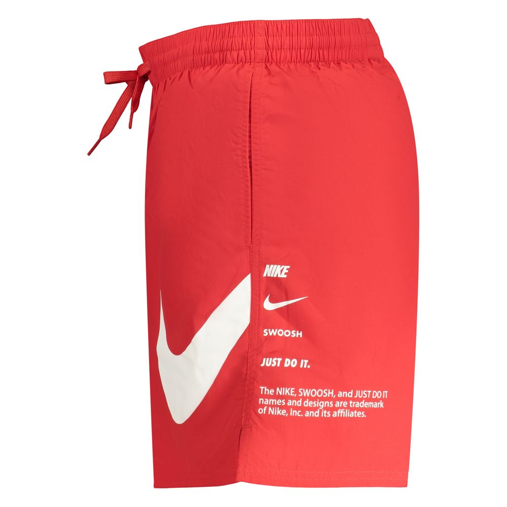 Nike Rote Polyester Herren Badeshorts