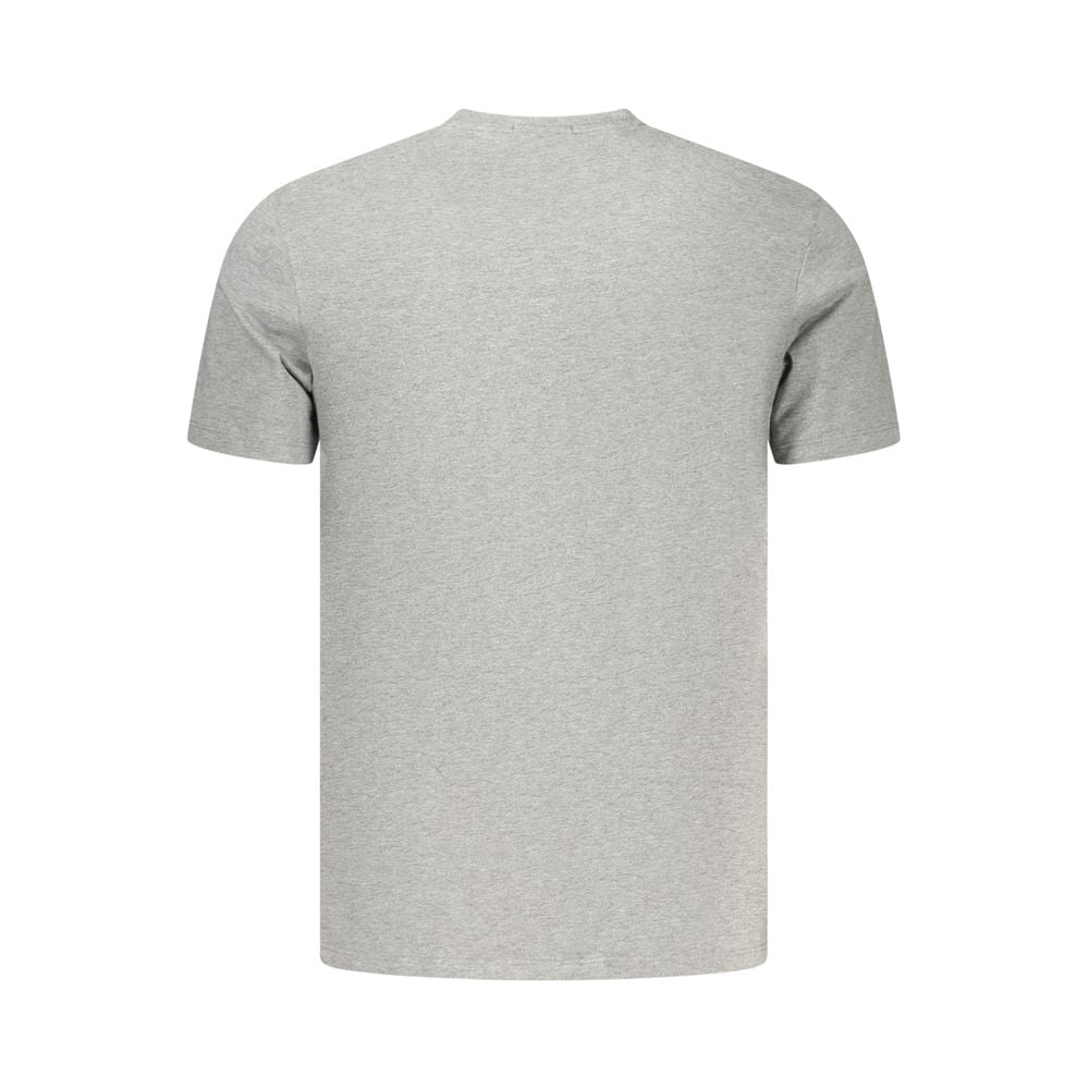 T-shirt gris en coton pour homme Calvin Klein