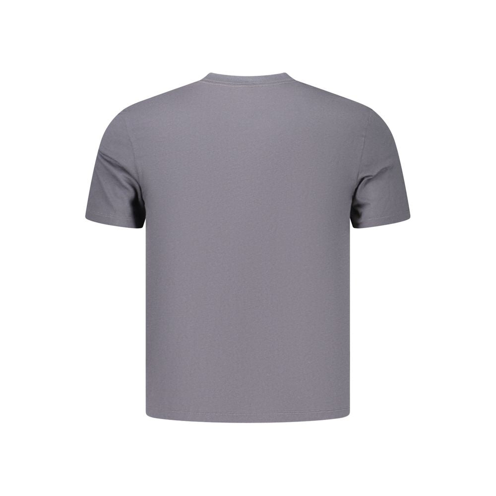 T-shirt gris en coton pour homme Calvin Klein