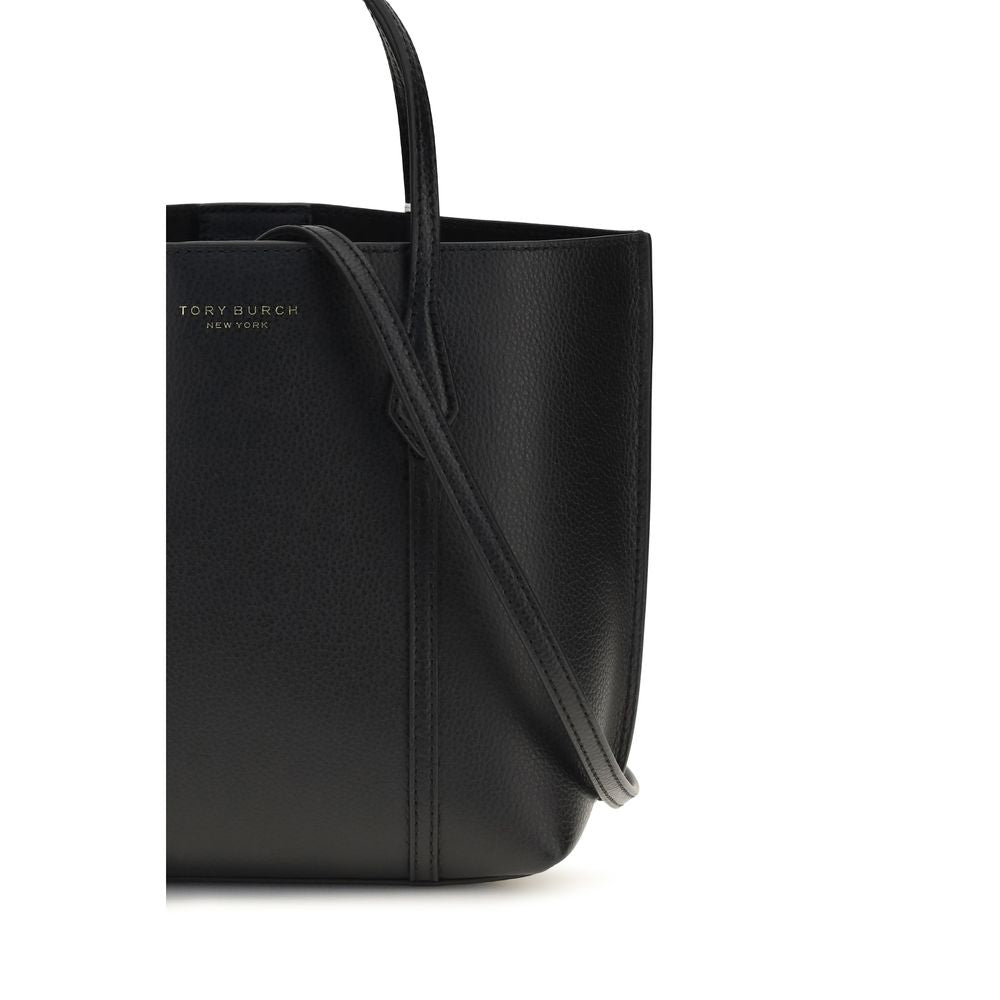 Tory Burch Handtasche aus schwarzem Kalbsleder Bos Taurus