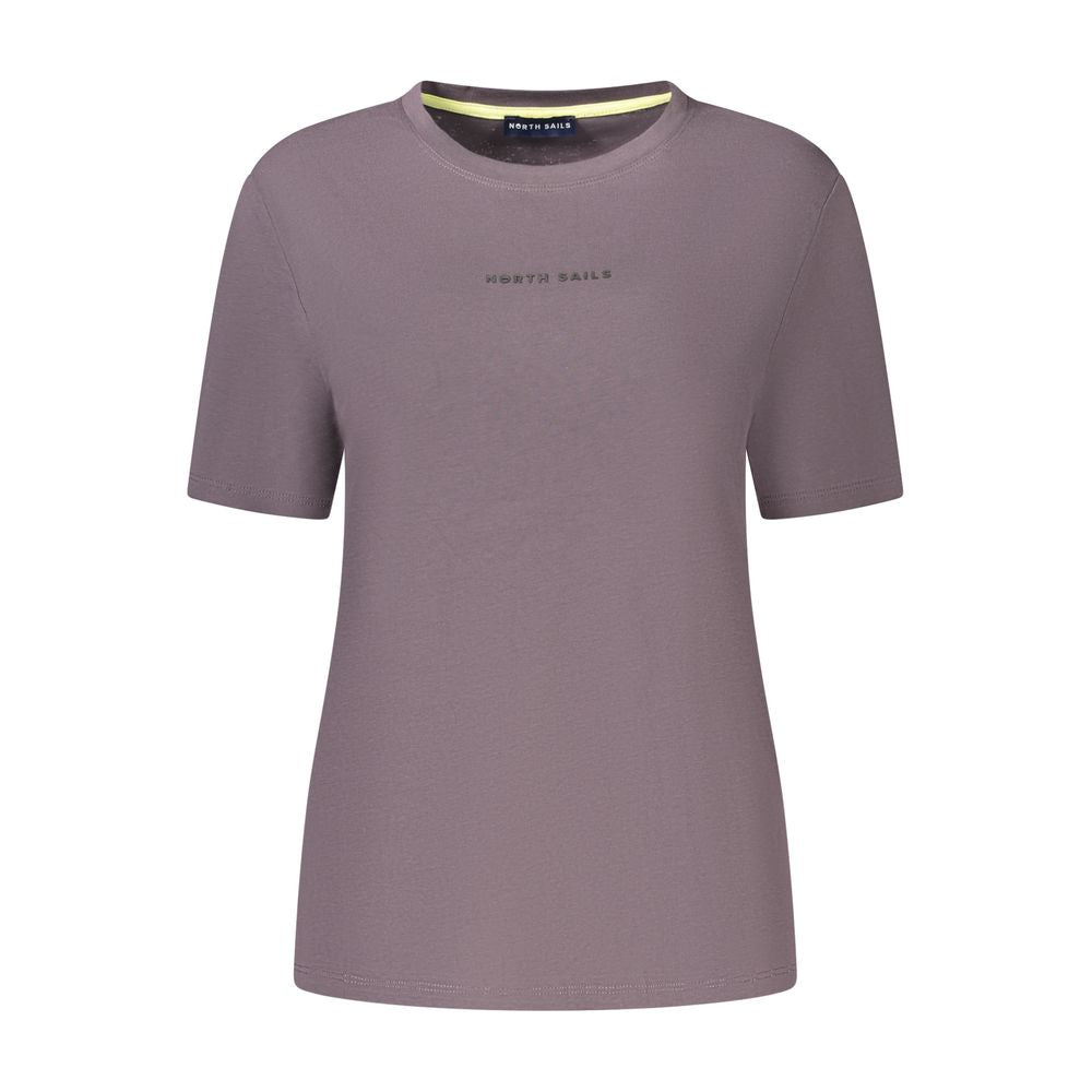 North Sails Damen-T-Shirt aus grauer Baumwolle