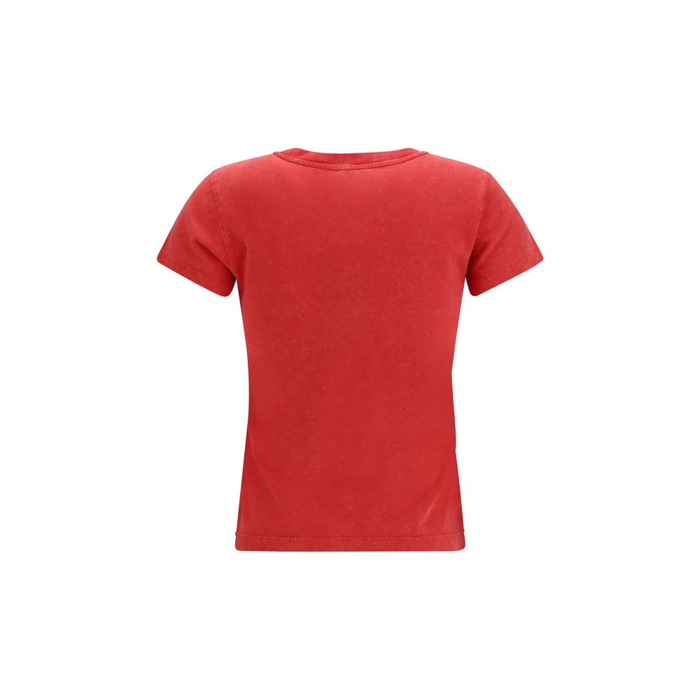 T-shirt en coton multicolore Ganni