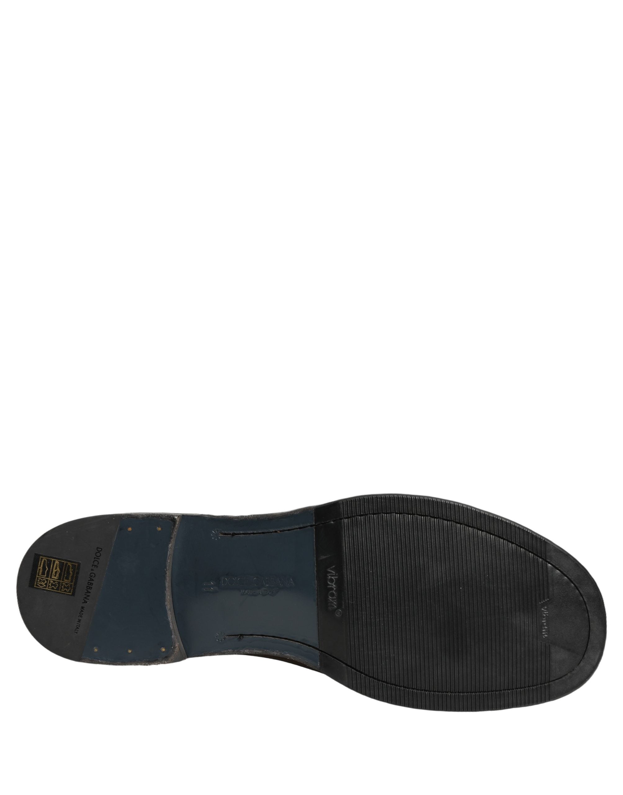 Dolce & Gabbana Braune Perugino Leder Herren Stiefeletten Schuhe