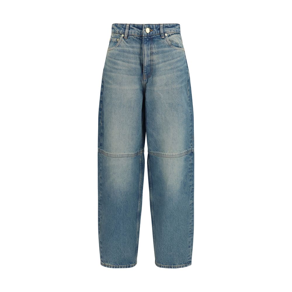 Ganni Jean Fuselé en Coton Bleu