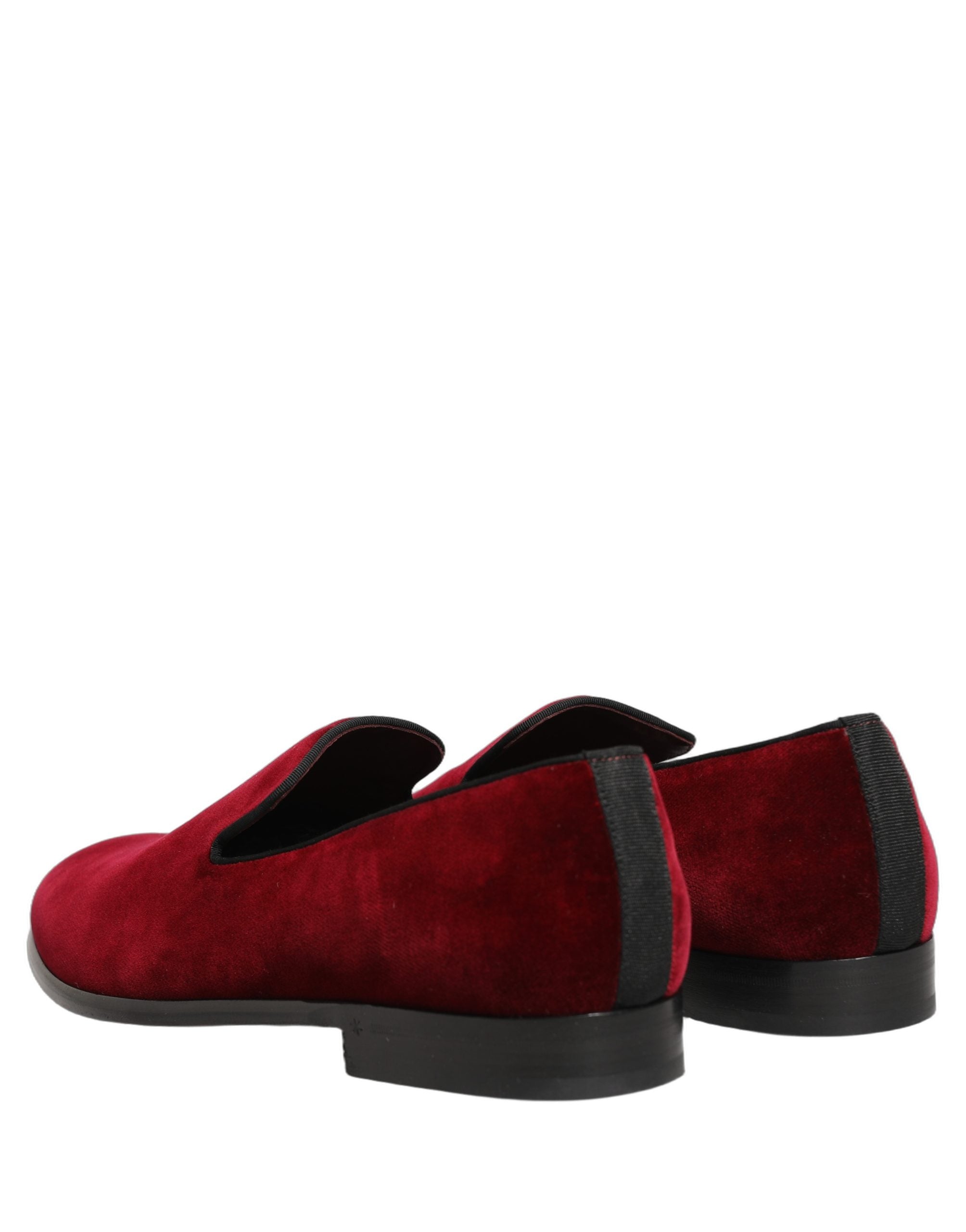 Mocassins de ville Dolce & Gabbana en velours marron pour homme