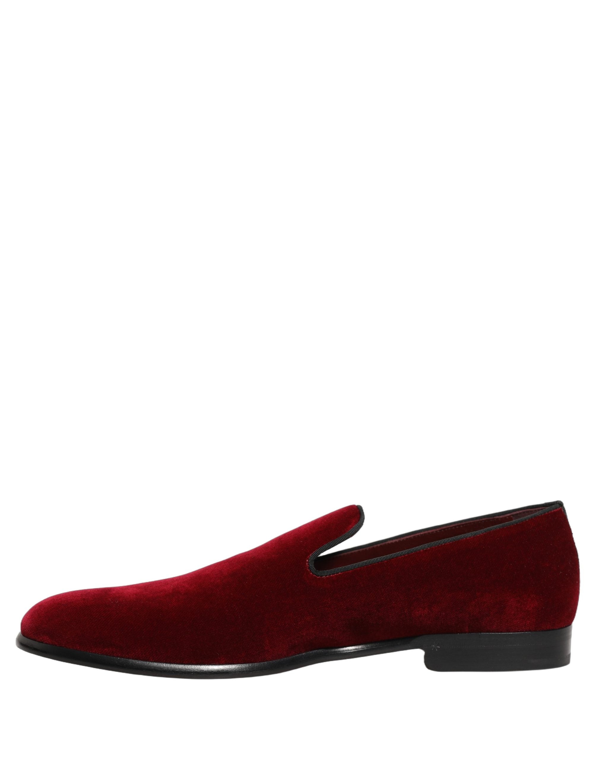 Mocassins de ville Dolce & Gabbana en velours marron pour homme