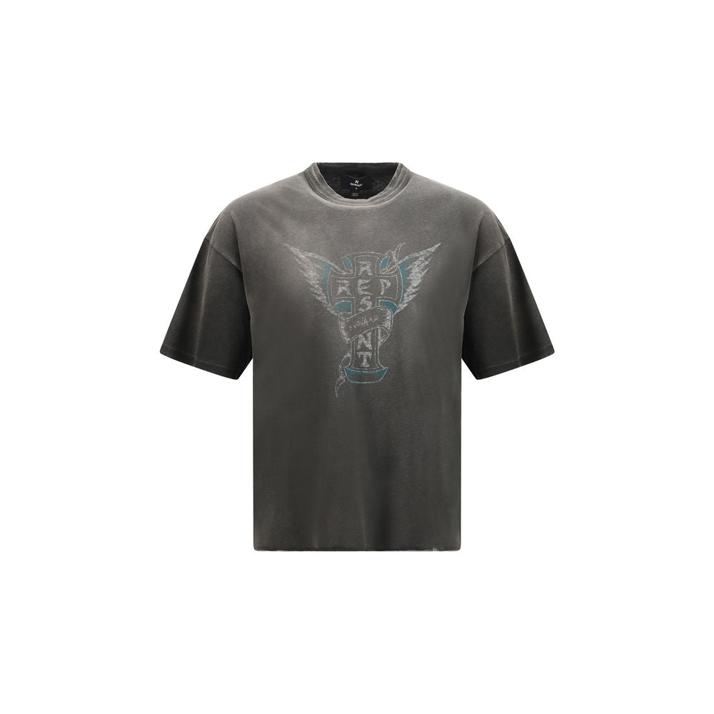 Graues Baumwoll-T-Shirt darstellen