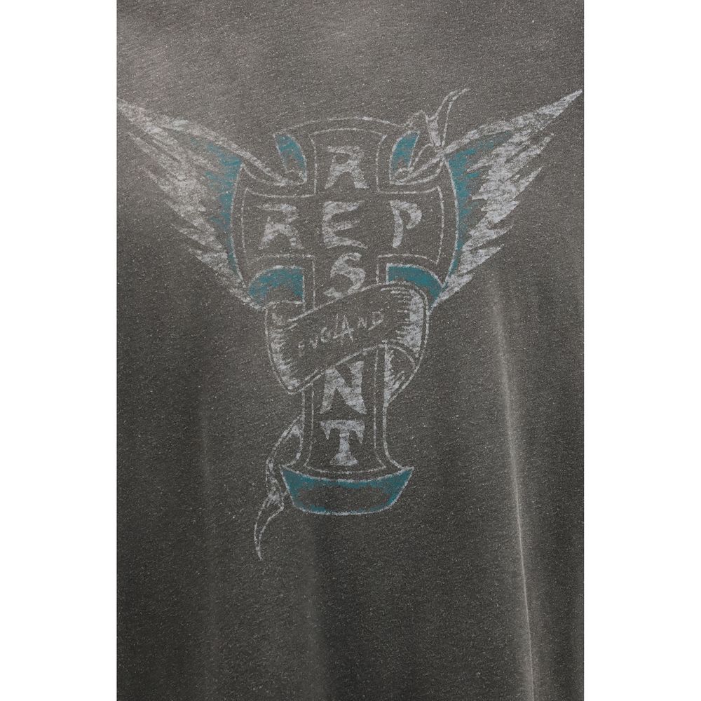 Graues Baumwoll-T-Shirt darstellen