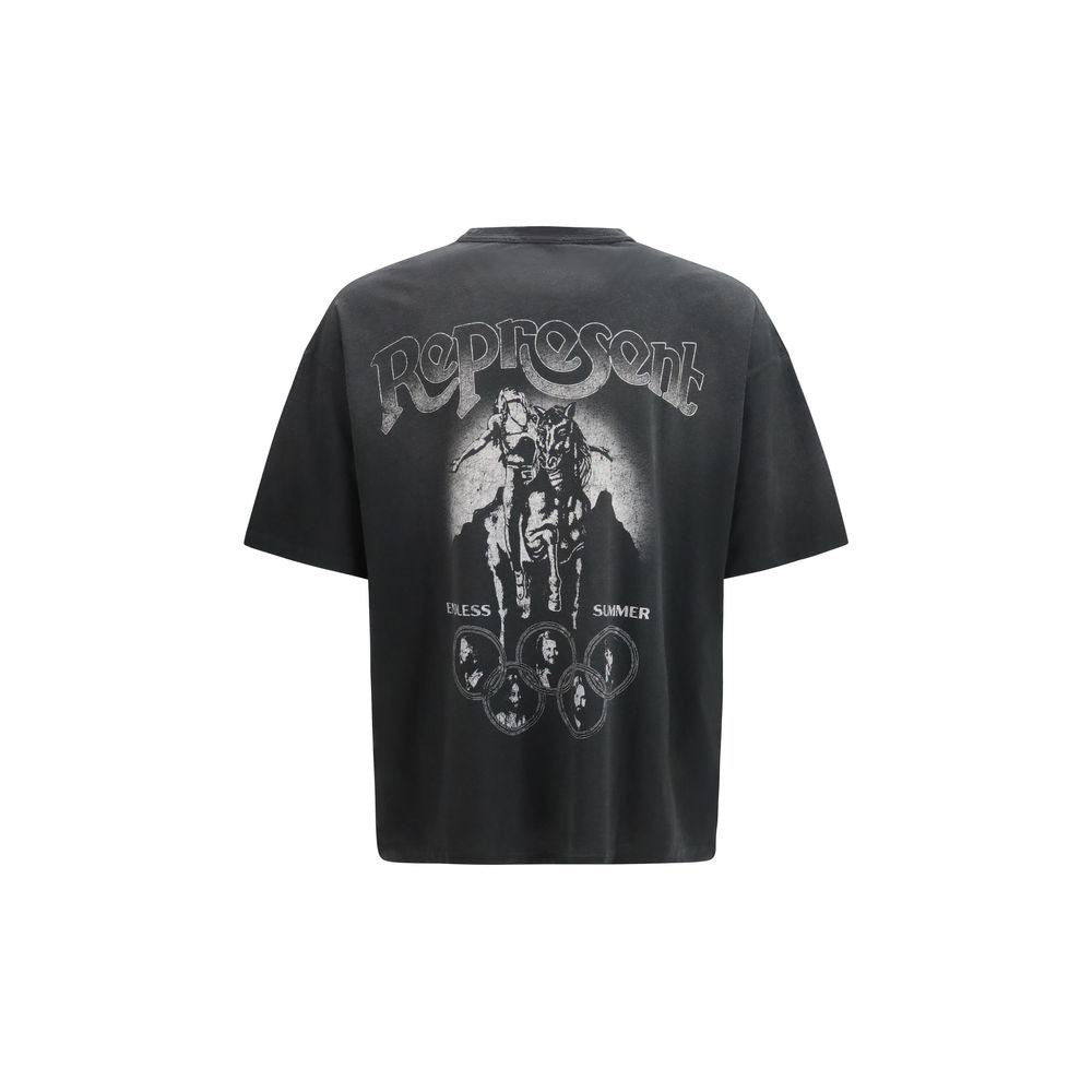 Graues Baumwoll-T-Shirt darstellen