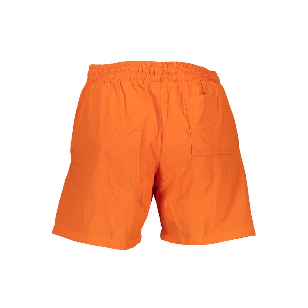 Norwegen 1963 Orange Polyamid Badehose für Herren