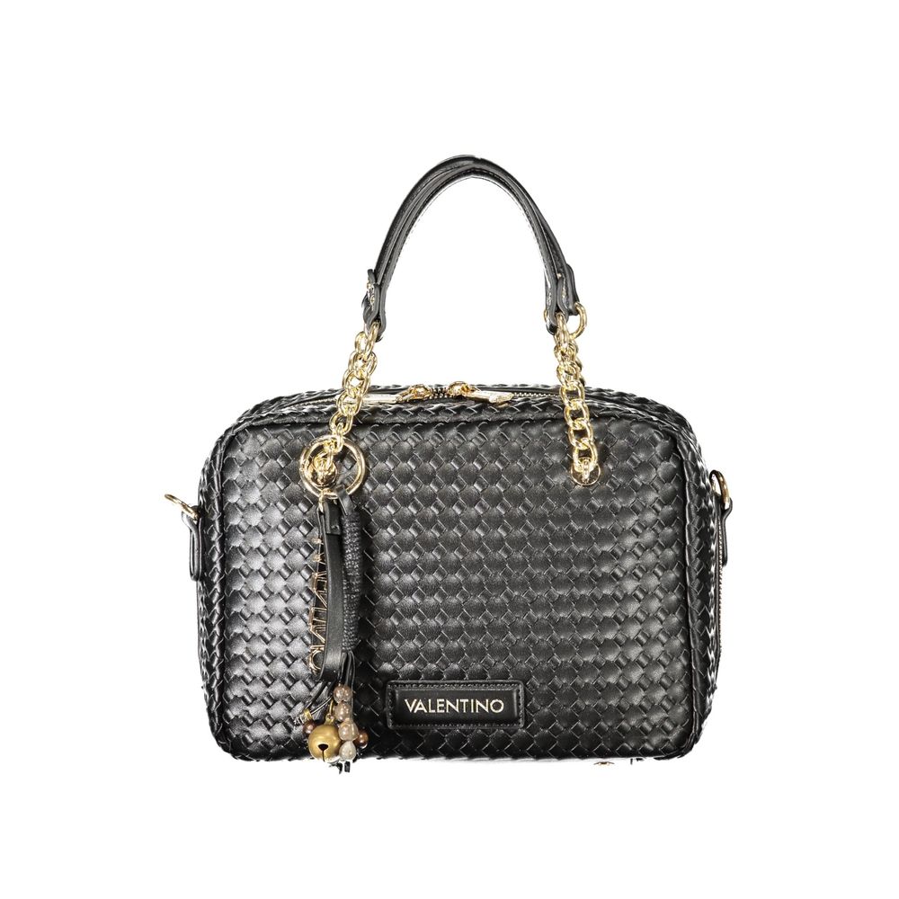 Valentino Damen Tasche aus schwarzem Polyurethan