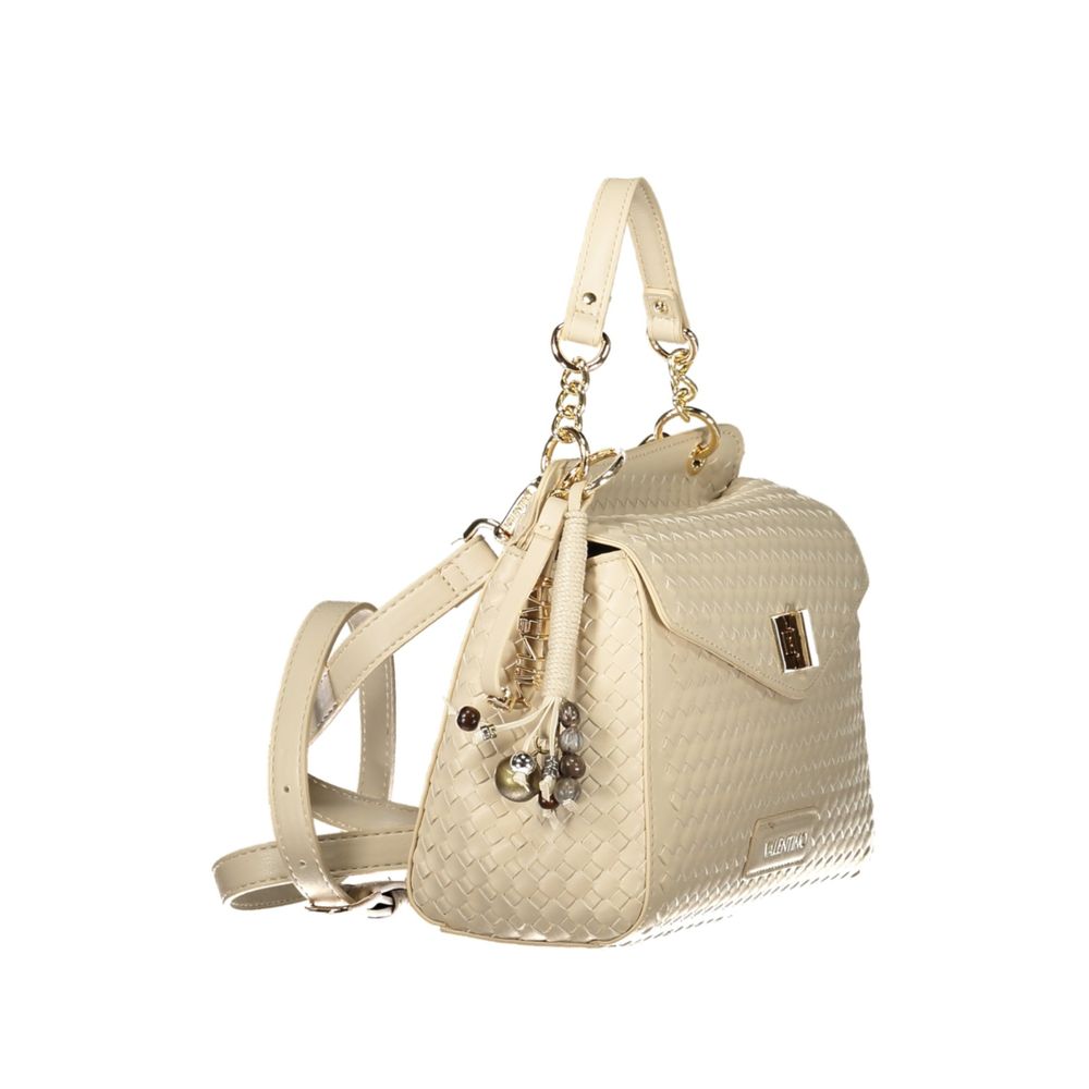 Valentino Damen-Tasche aus beigem Polyurethan