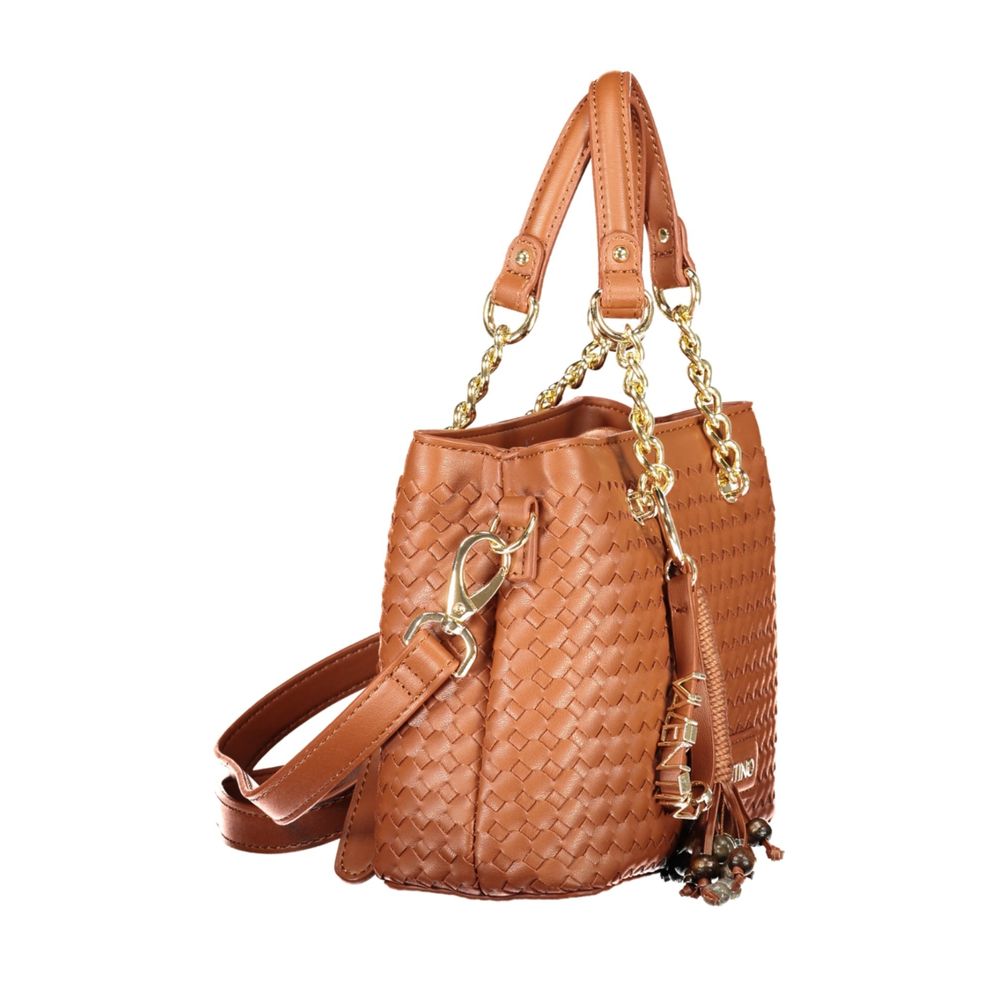 Valentino Damen-Tasche aus braunem Polyurethan