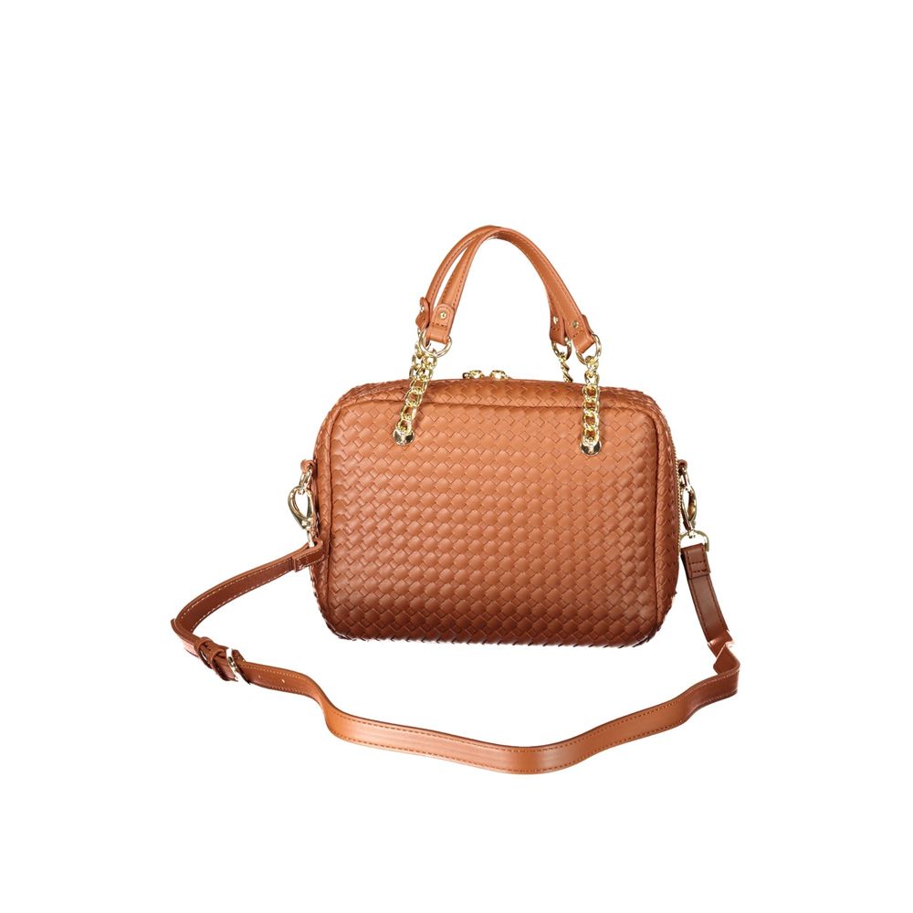 Valentino Damen-Tasche aus braunem Polyurethan