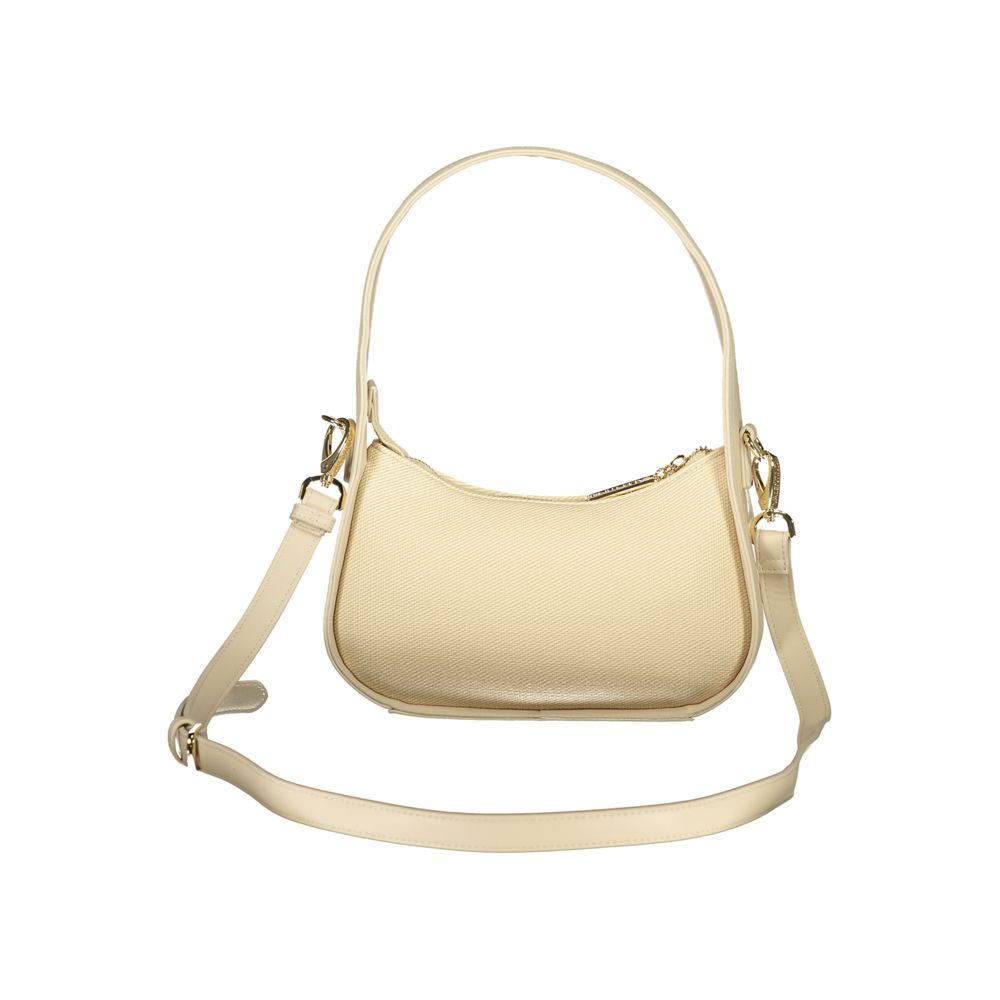 Valentino Beige Damen-Umhängetasche aus Polyurethan